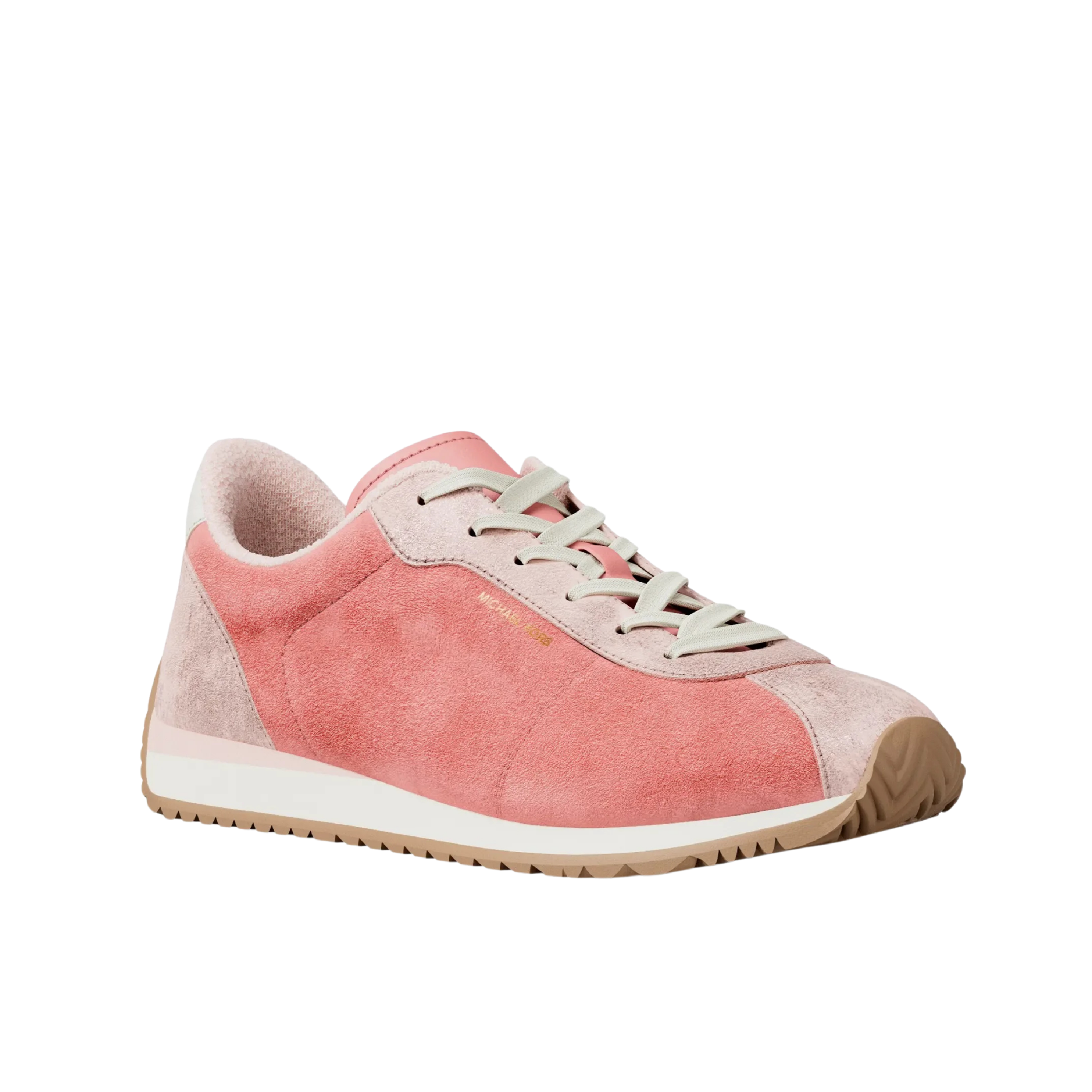 Michael Kors Women Rhodes Color Block Suede Trainer - Primrose