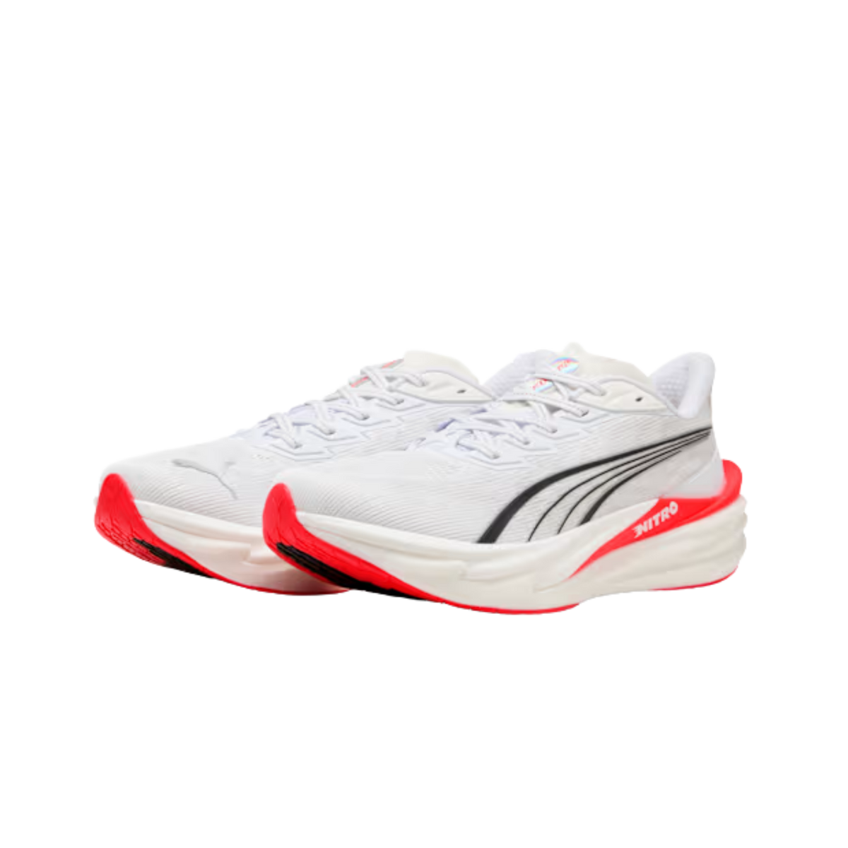 Puma Men Deviate Nitro™ 4 - White Ultra Red