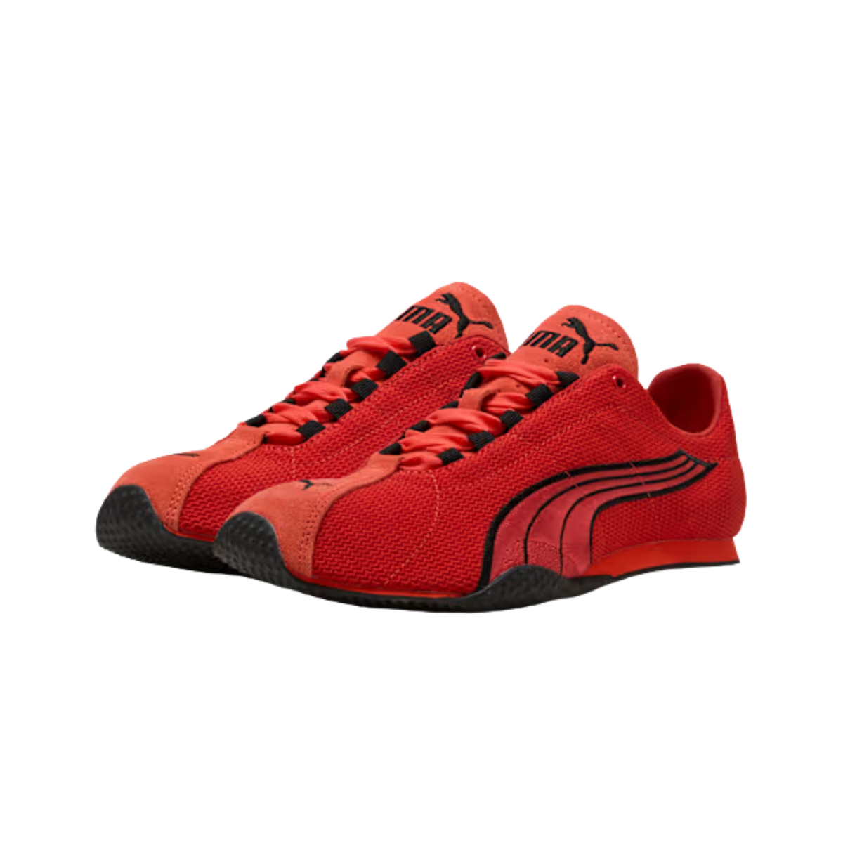Puma Men H Street Embroidery Sneakers - Candy Apple Red Glamour