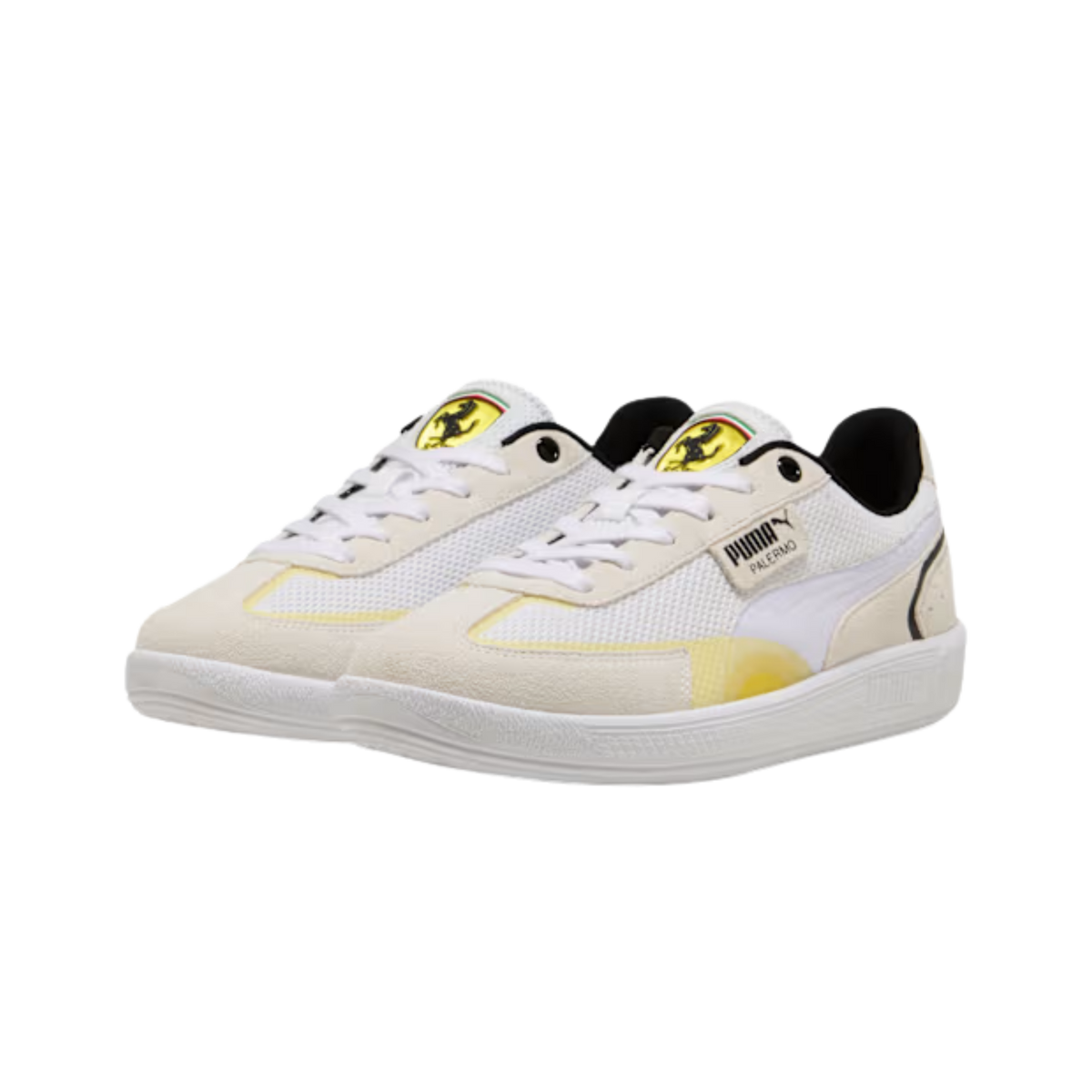 Puma Men Scuderia Ferrari Palermo Sneakers - White Speed Yellow