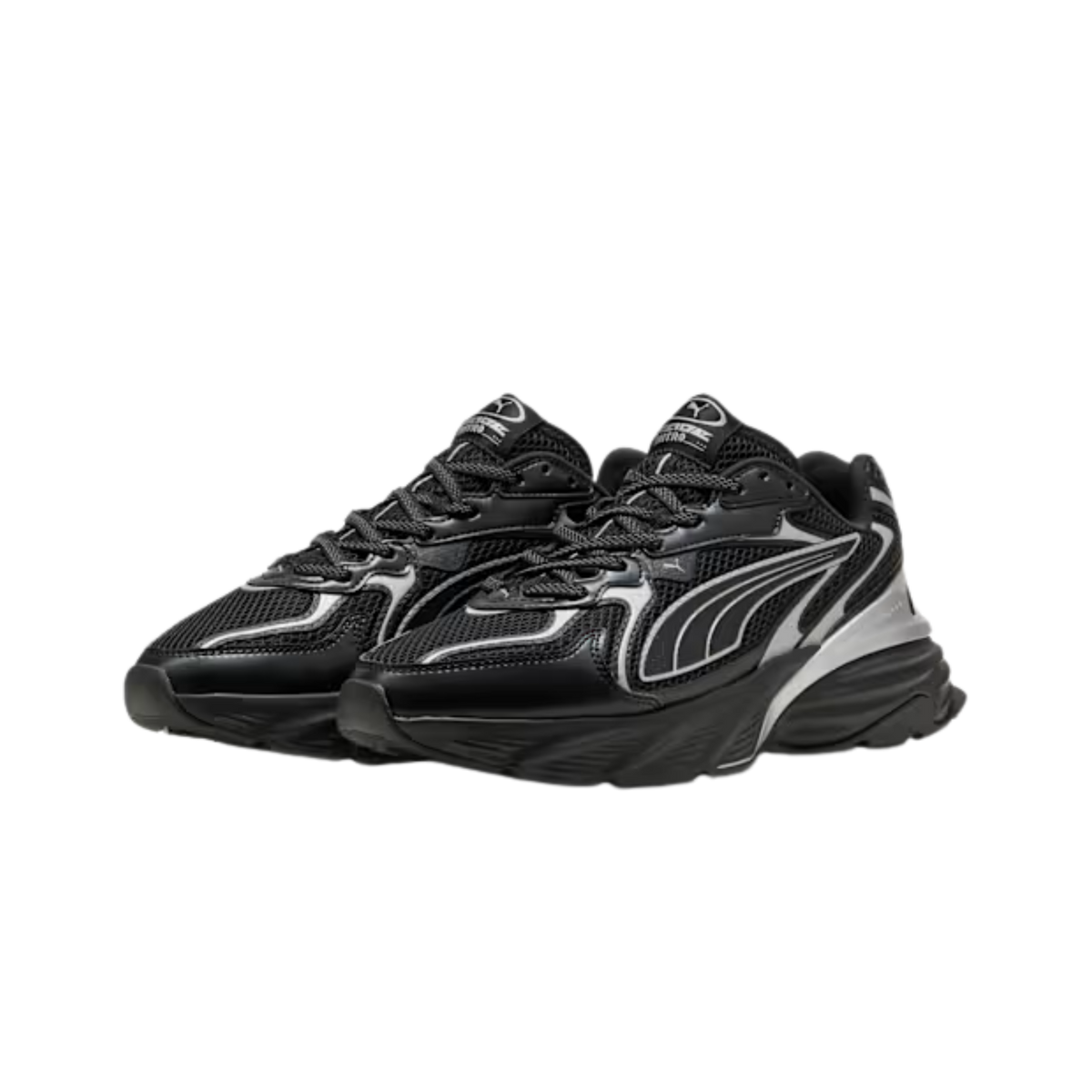 Puma Men Fade LS Y2K Sneakers - Black Silver