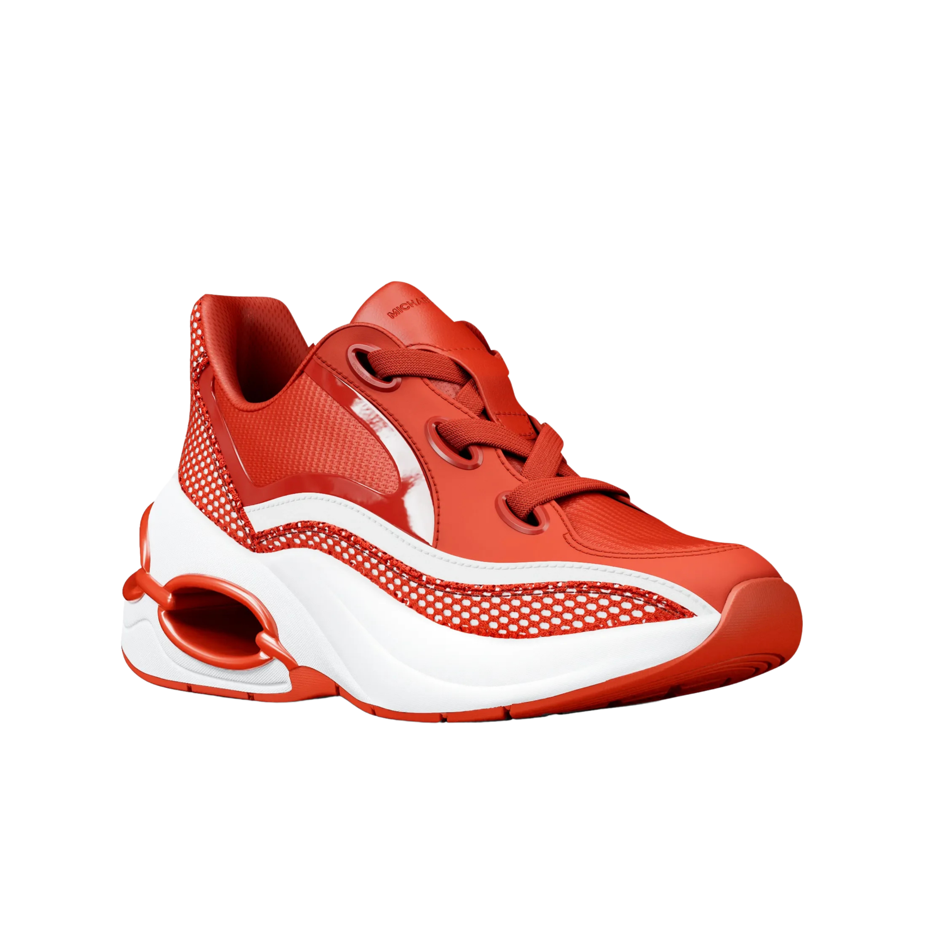 Michael Kors Women Toni Trainer Sneaker - Crimson
