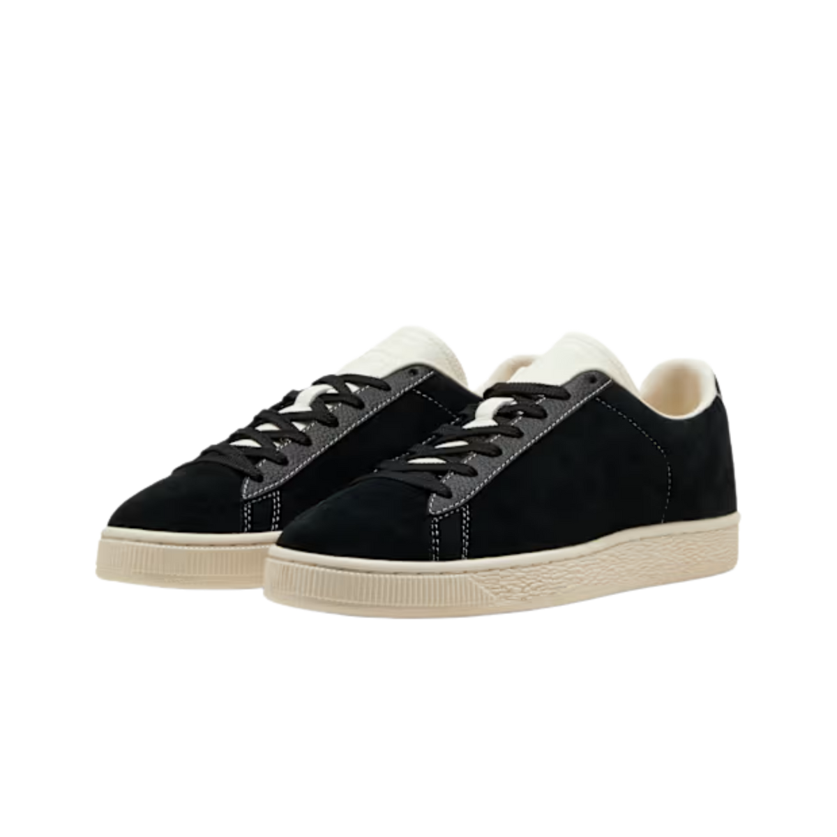 Puma Men Suede Icons Sneakers - Black Frosted Ivory