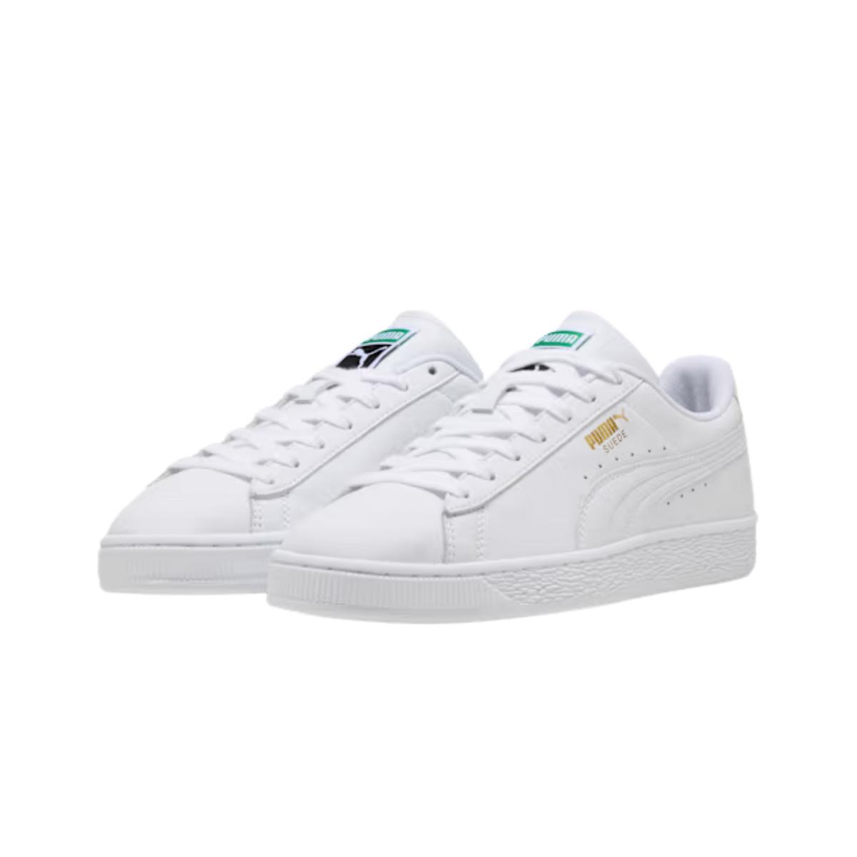 Puma Men Suede Sneakers - White Archive Green