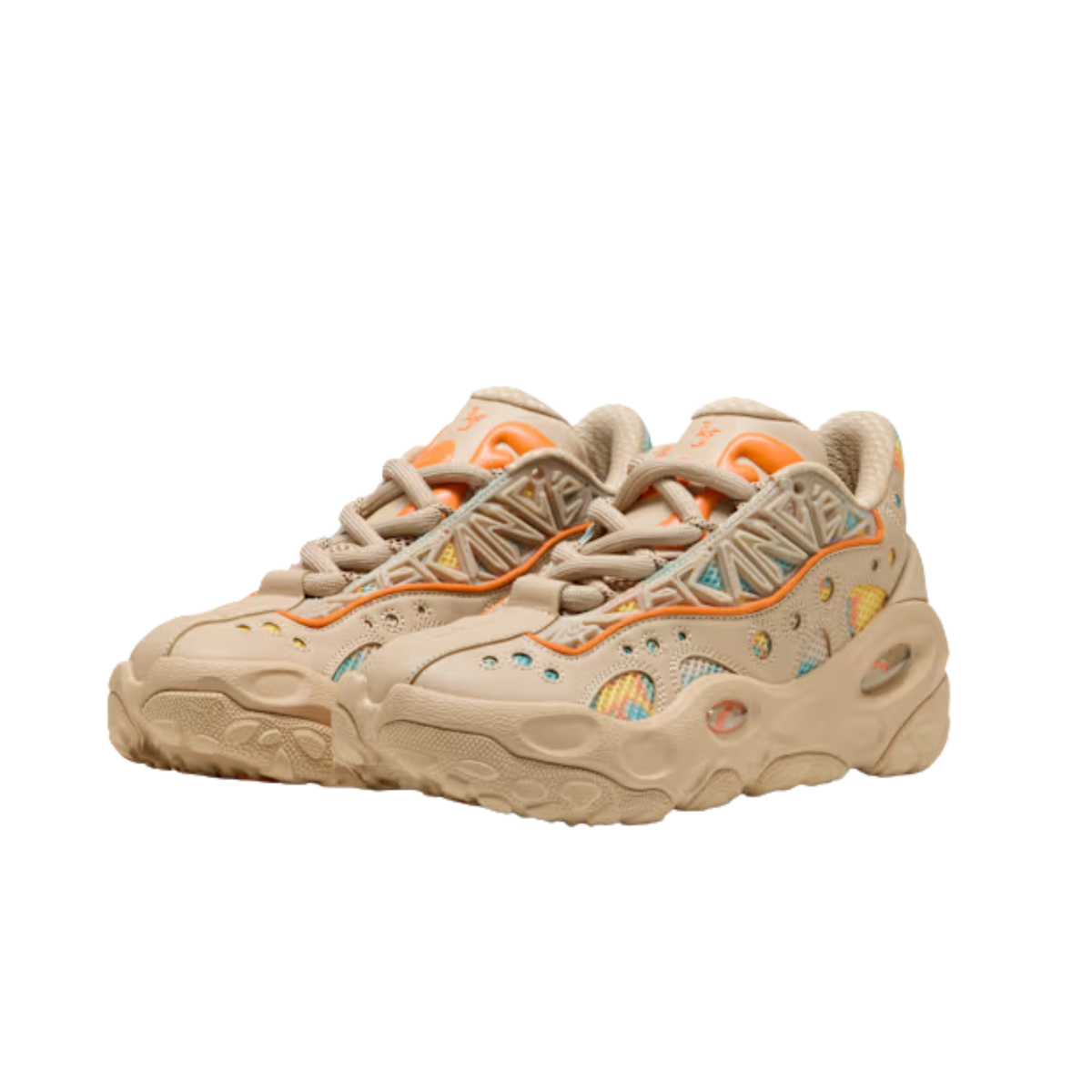Puma Men LaFrance RNR - Light Sand Orange Glo-Aquatic