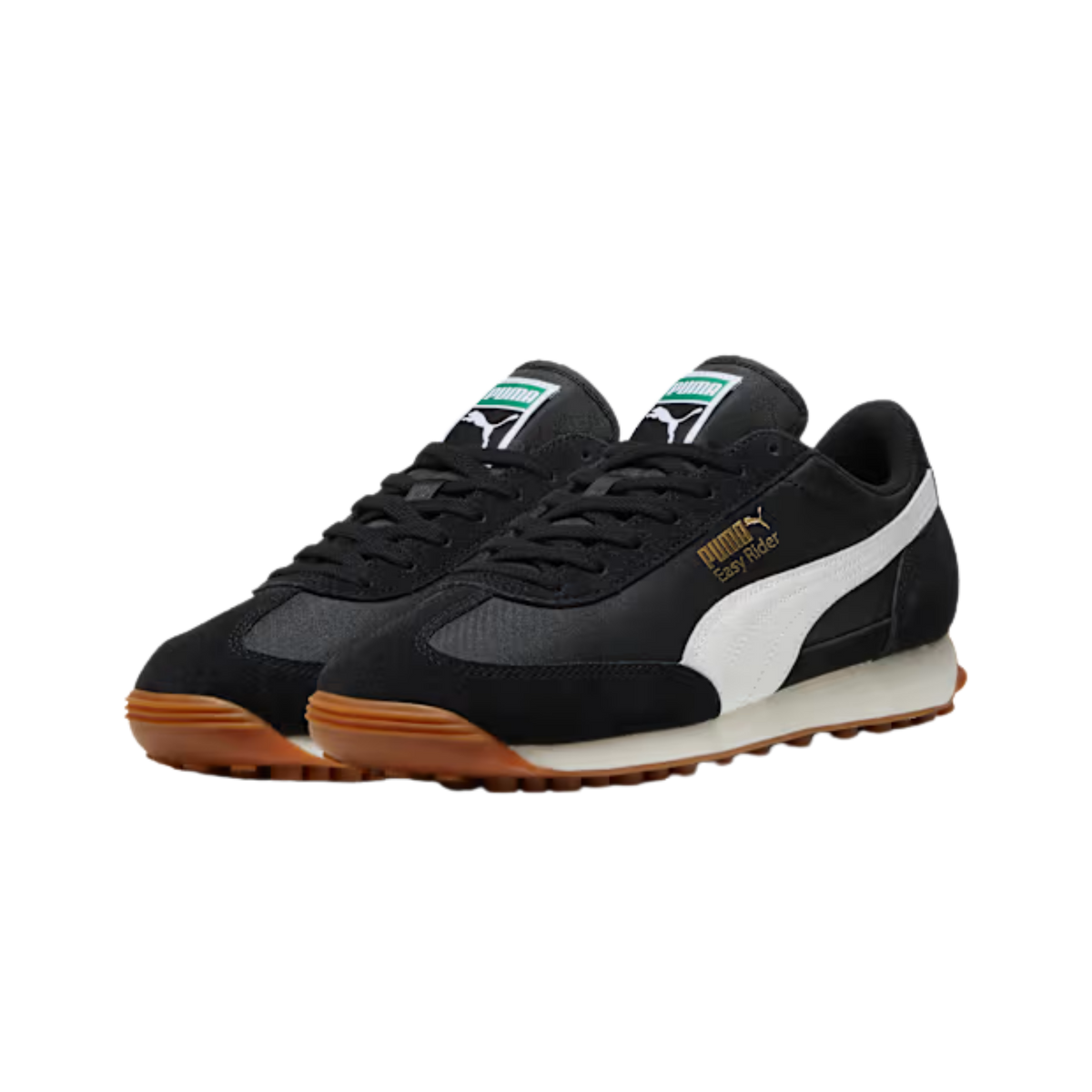 Puma Men Easy Rider Vintage Sneakers - Black White