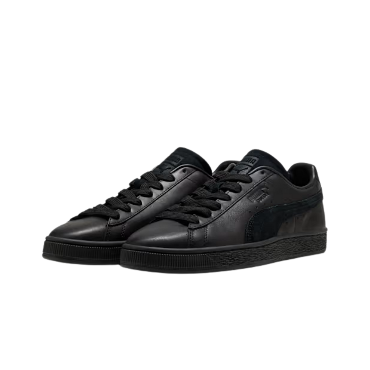 Puma Men Suede Dressed Sneakers - Black