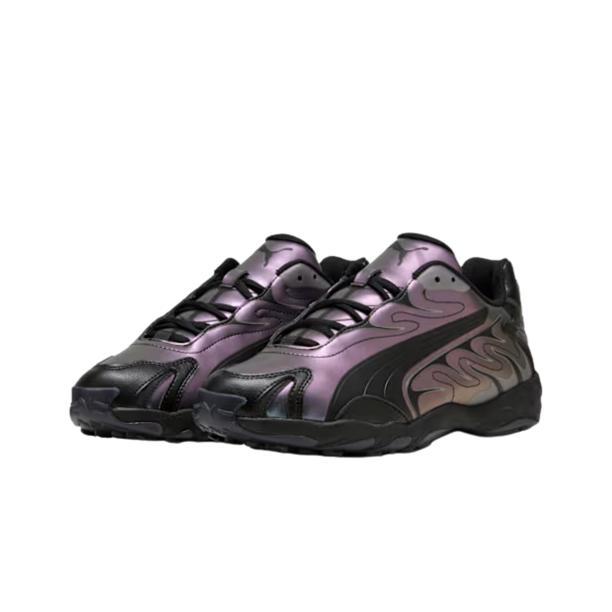 Puma Men Inhale Color Shifting Sneakers - Black Shadow Gray