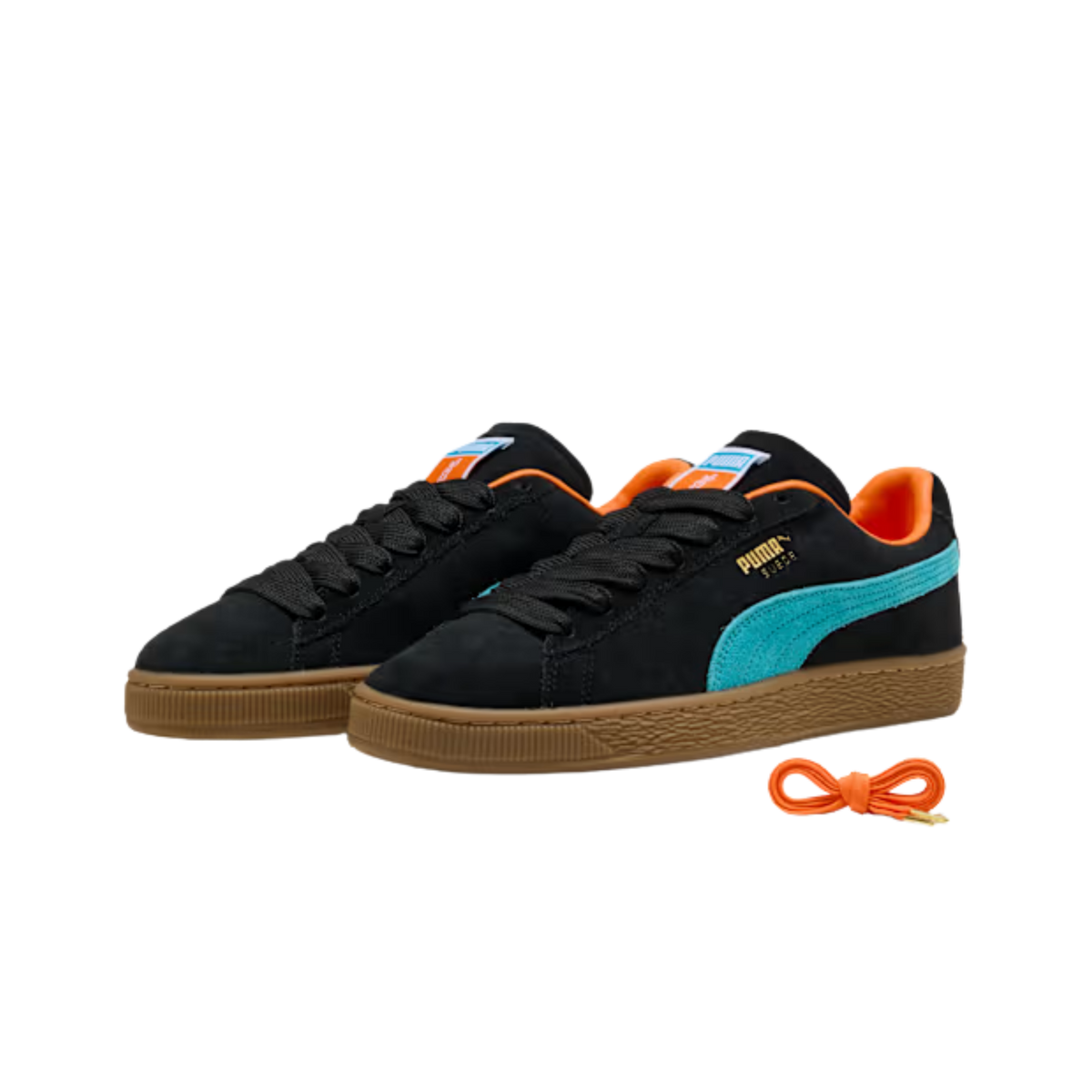 Puma Men X Carrots Suede Sneakers - Black Opale Blue