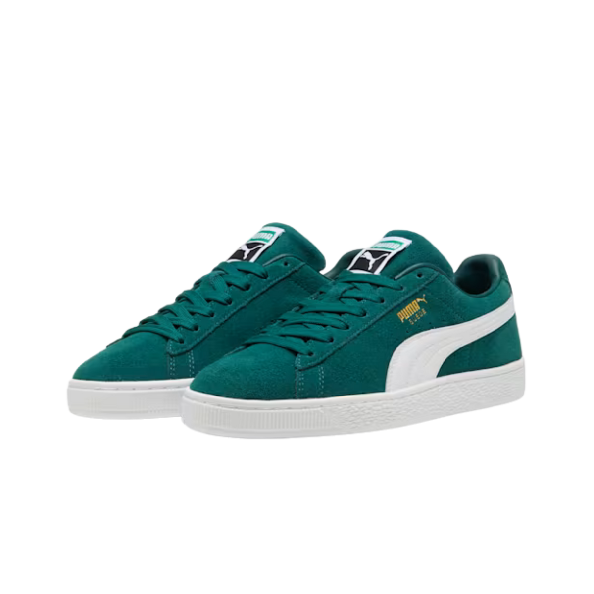 Puma Men Suede Classic Sneakers - Dark Myrtle White