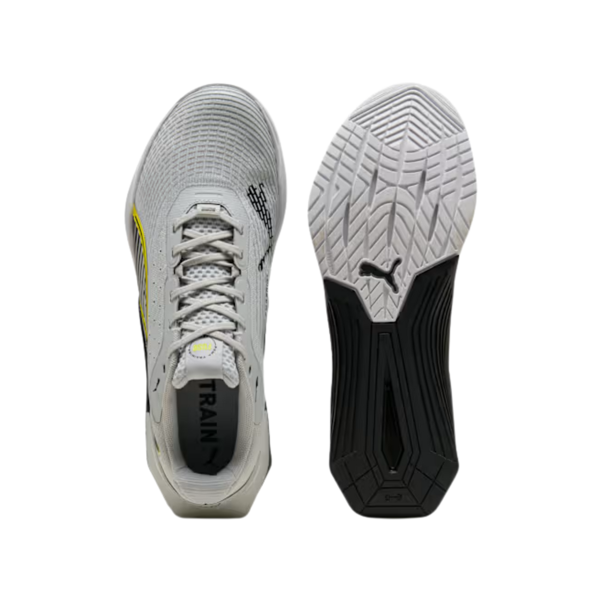 Puma Men Fuse 4.0 Training Shoes - Cool Light Gray Black Lux Lime