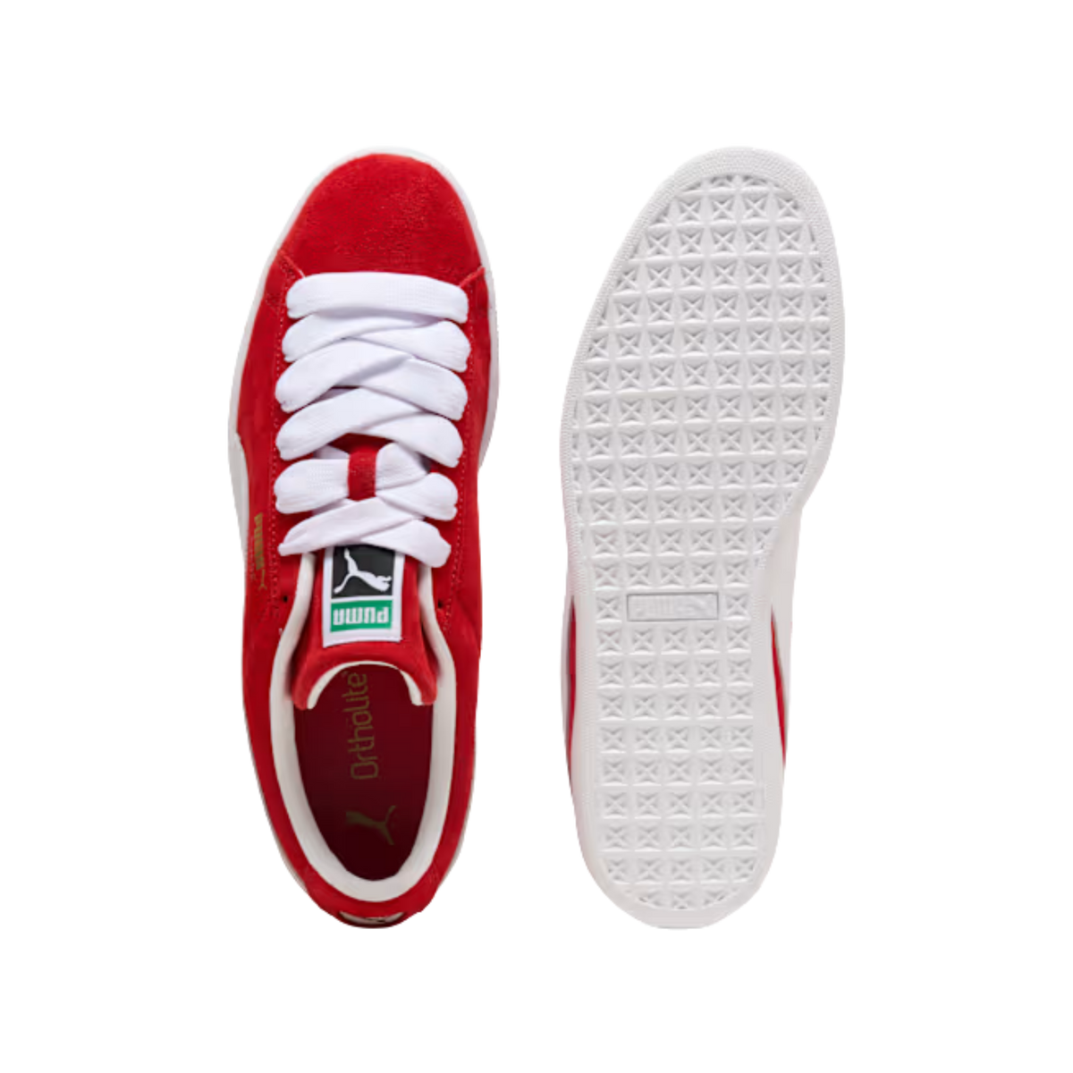 Puma Men Suede Classic Sneakers - For All Time Red White