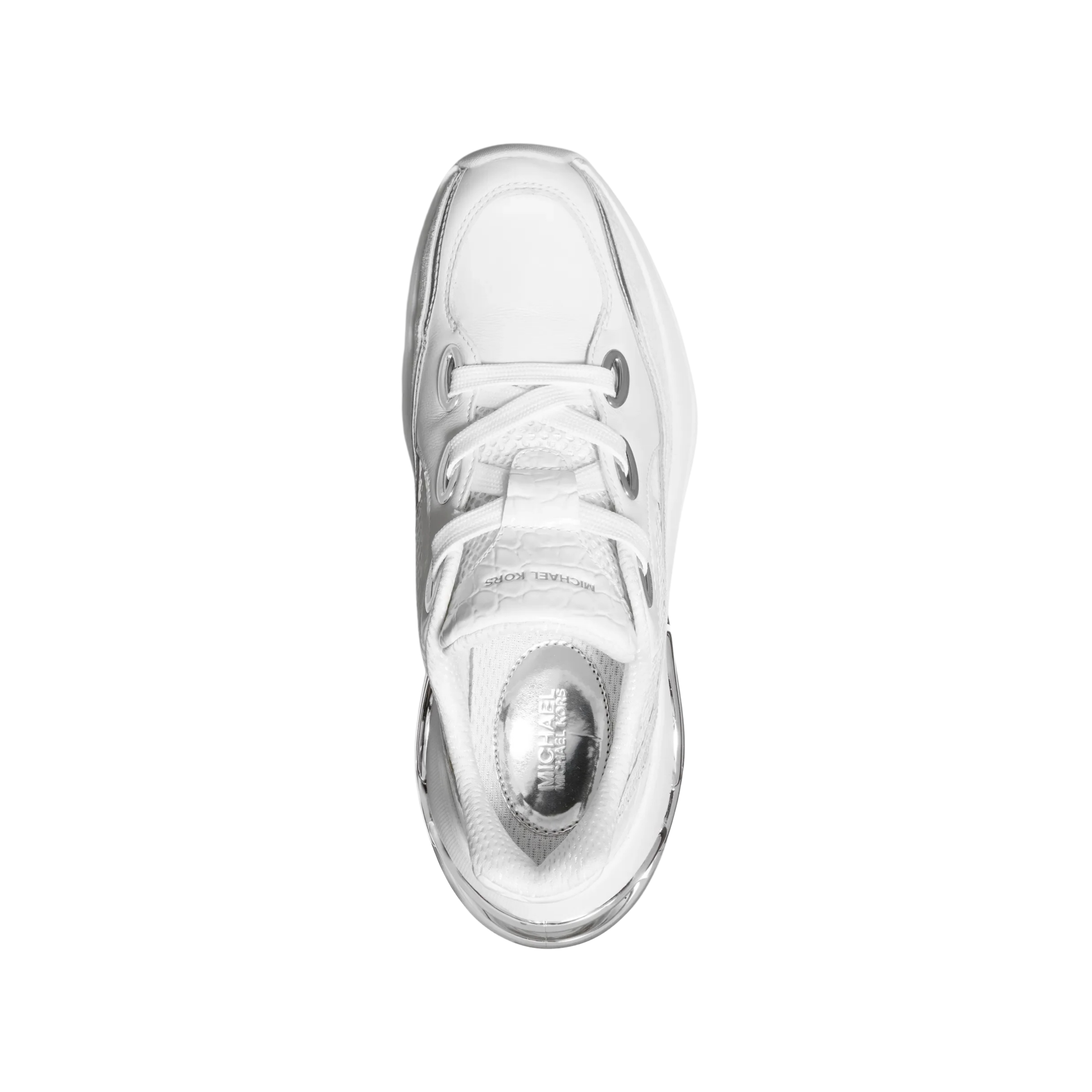 Michael Kors Women Toni Trainer Sneaker - Optic White Silver