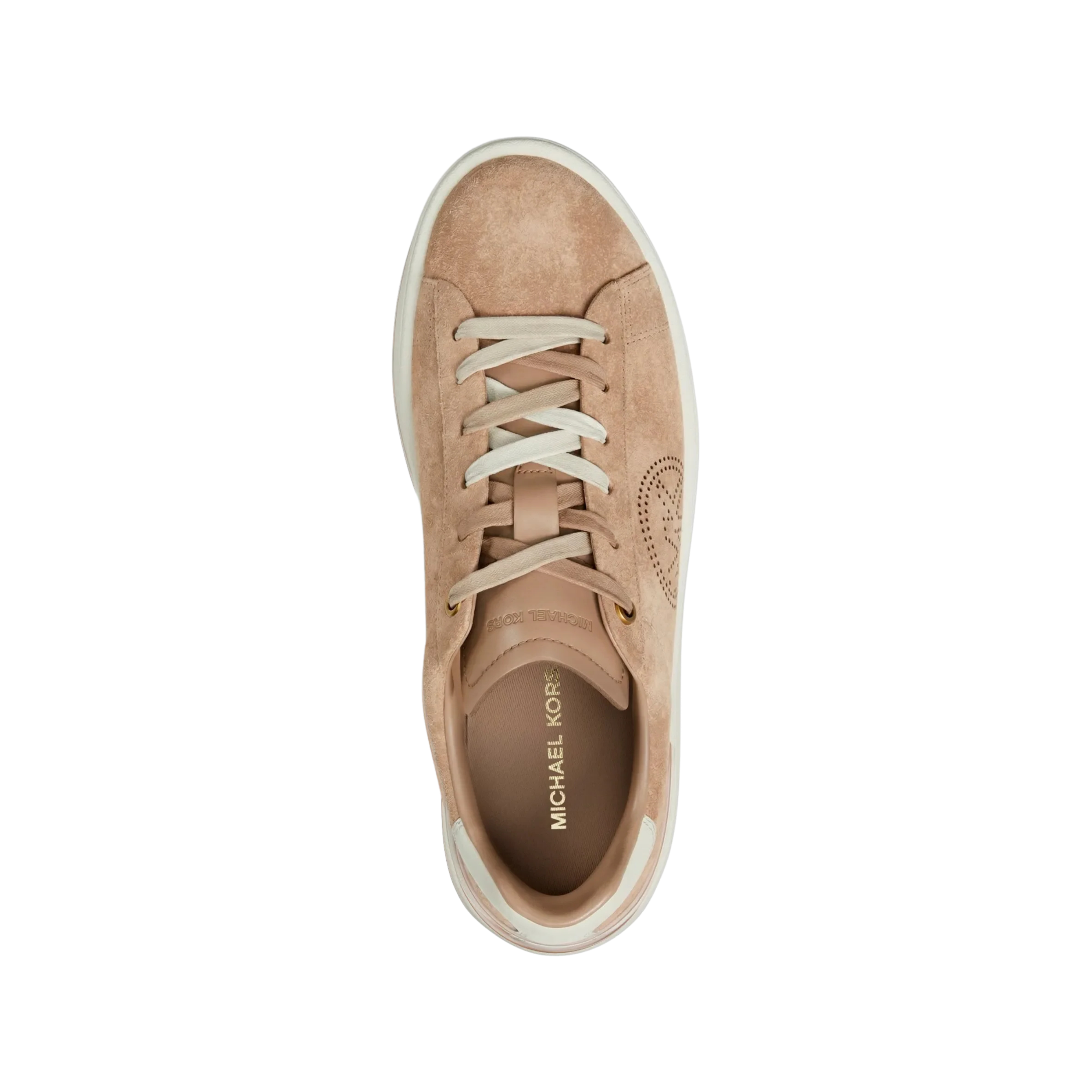 Michael Kors Women Dottie Suede Platform Sneaker - Khaki