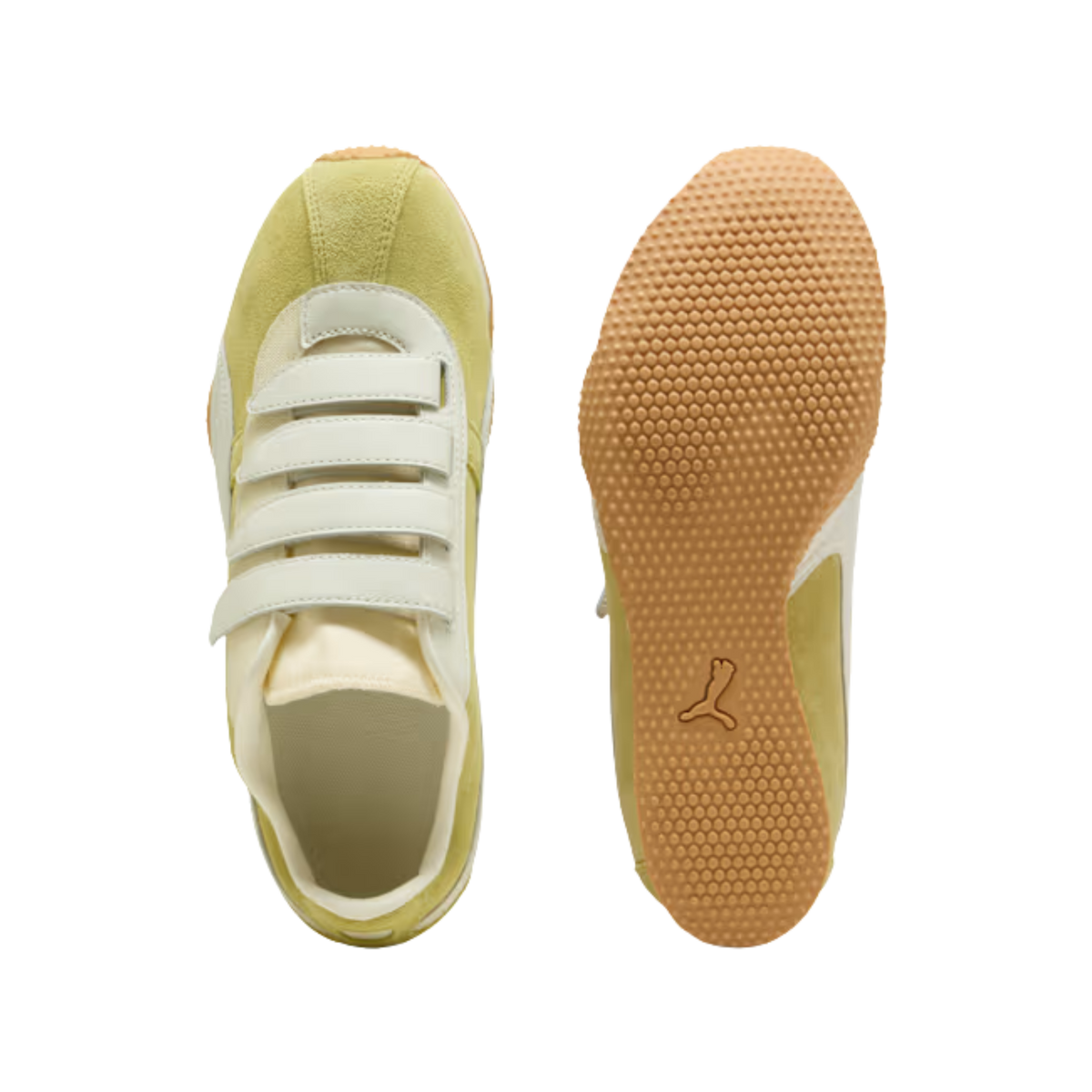 Puma Men H Street Strap Sneakers - Rustic Olive Warm White