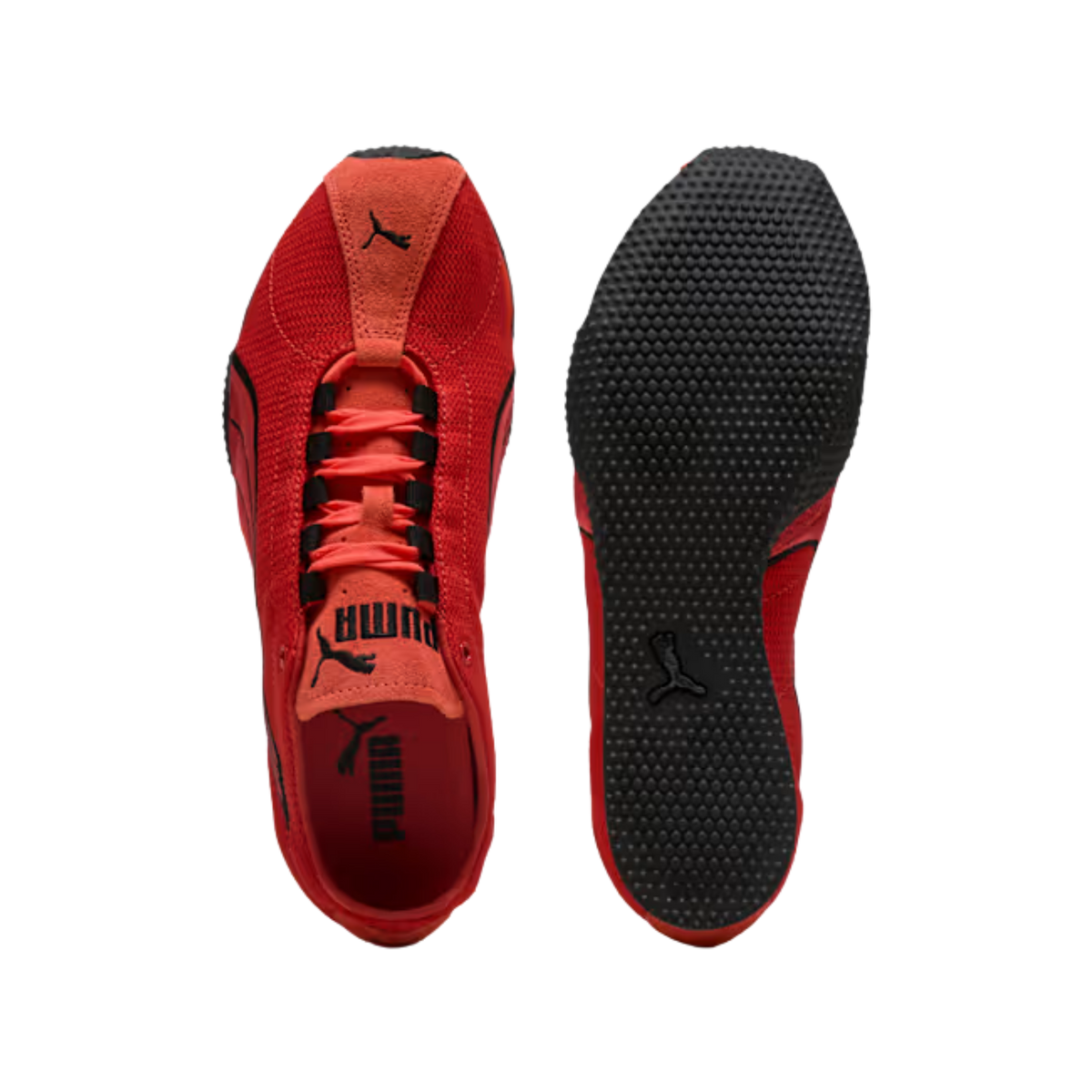 Puma Men H Street Embroidery Sneakers - Candy Apple Red Glamour