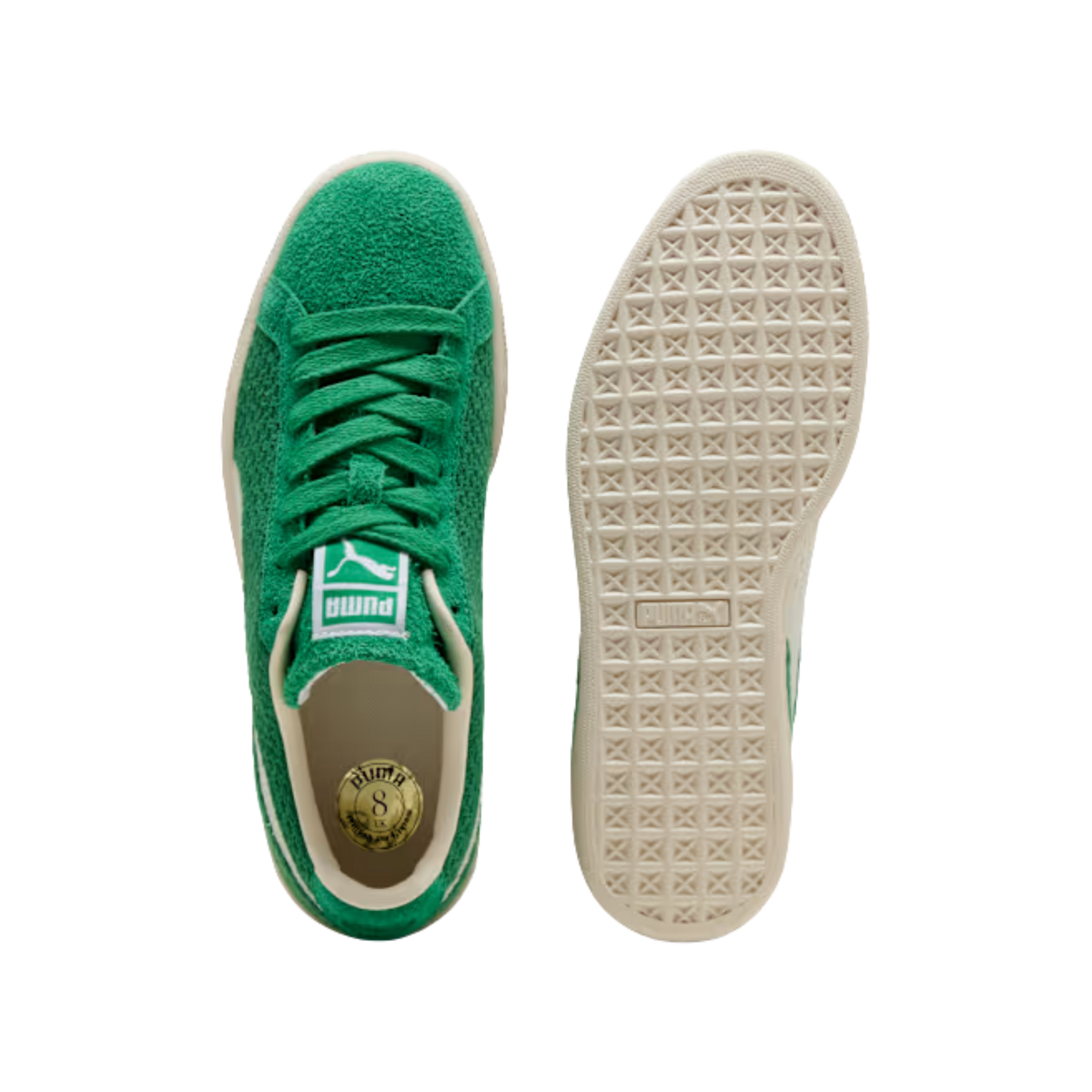 Puma Men Suede Crochet Sneakers - Archive Green White