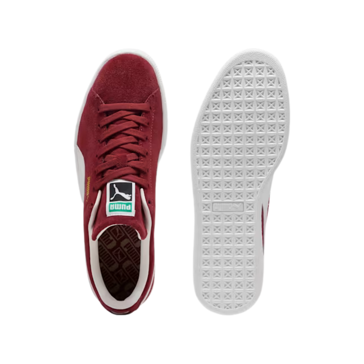 Puma Men Suede Classic Sneakers - Team Regal Red White
