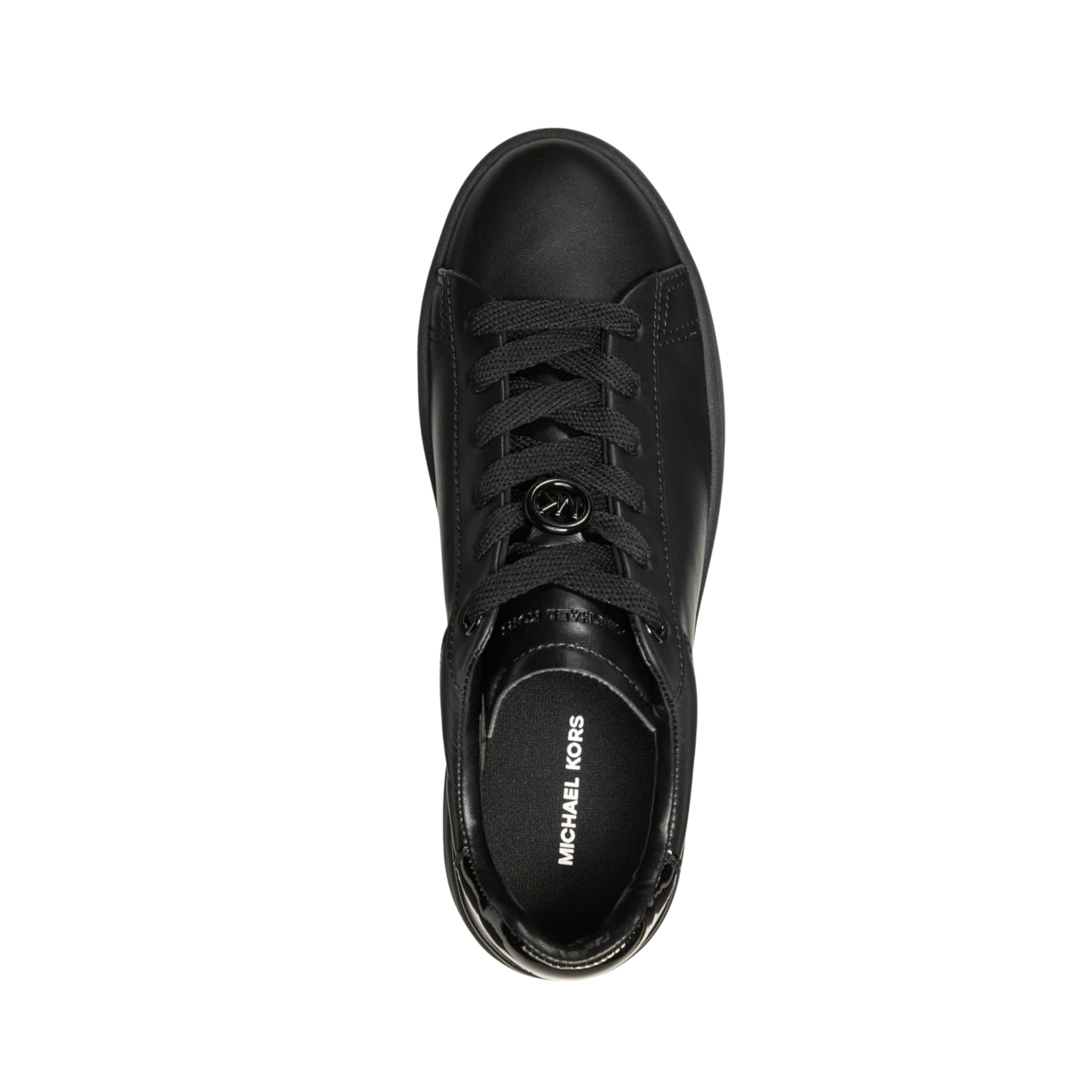 Michael Kors Women Dottie Leather Platform Sneaker - Black