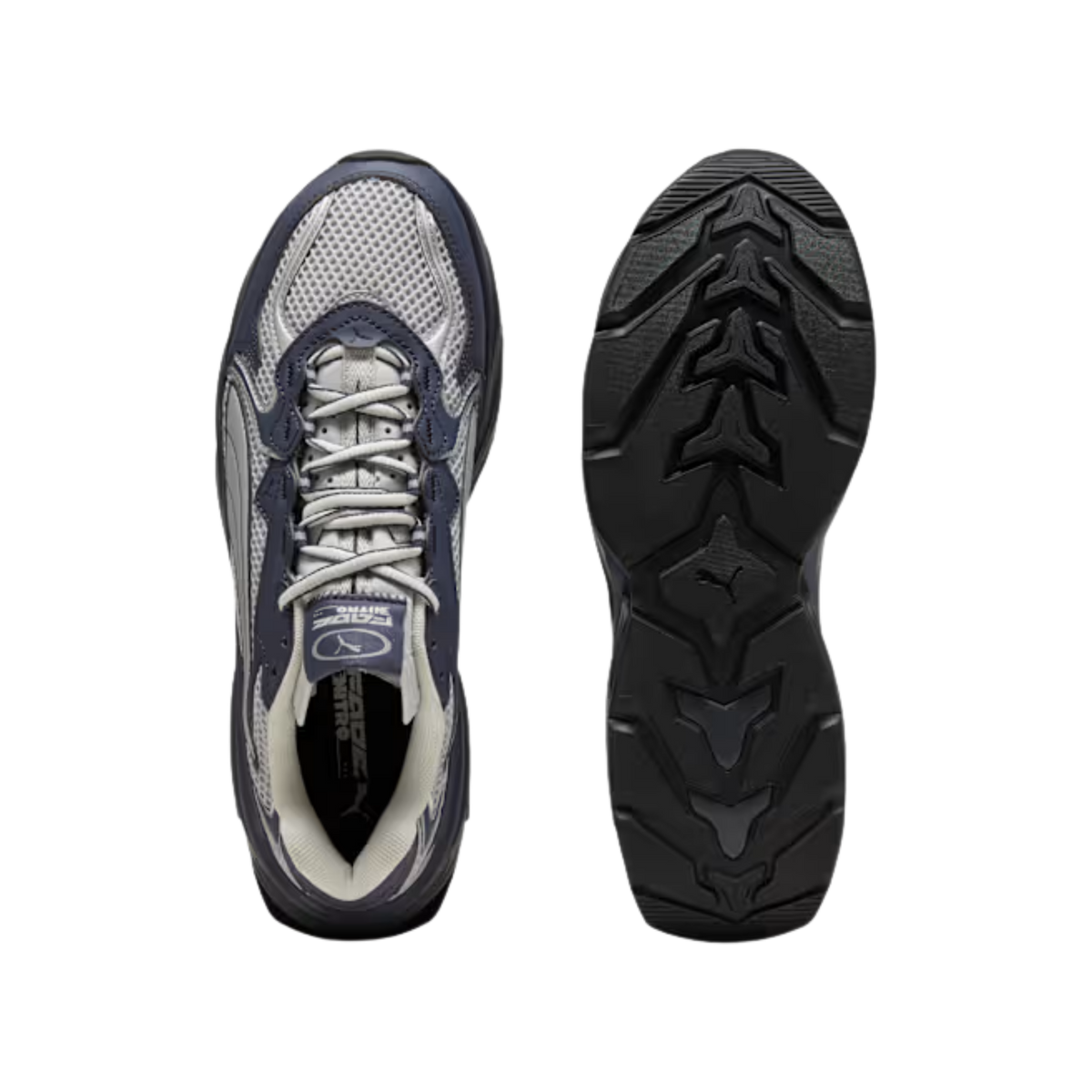 Puma Men Fade Sneakers - Glacial Gray Inky Depths