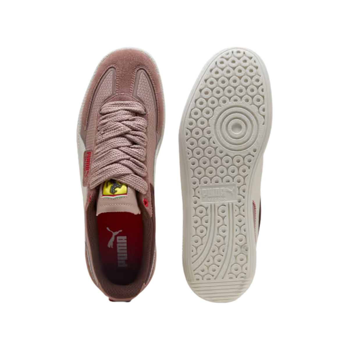Puma Men Scuderia Ferrari Palermo Sneakers - Rose Latte Warm White