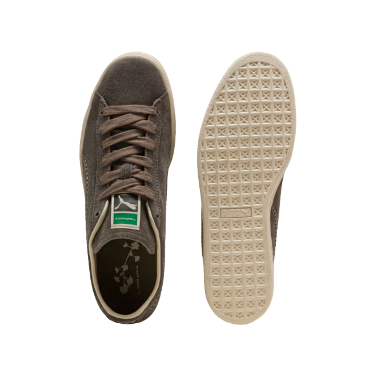 Puma Men X Madhappy Suede Sneakers - Matte Bronze Alpine Snow