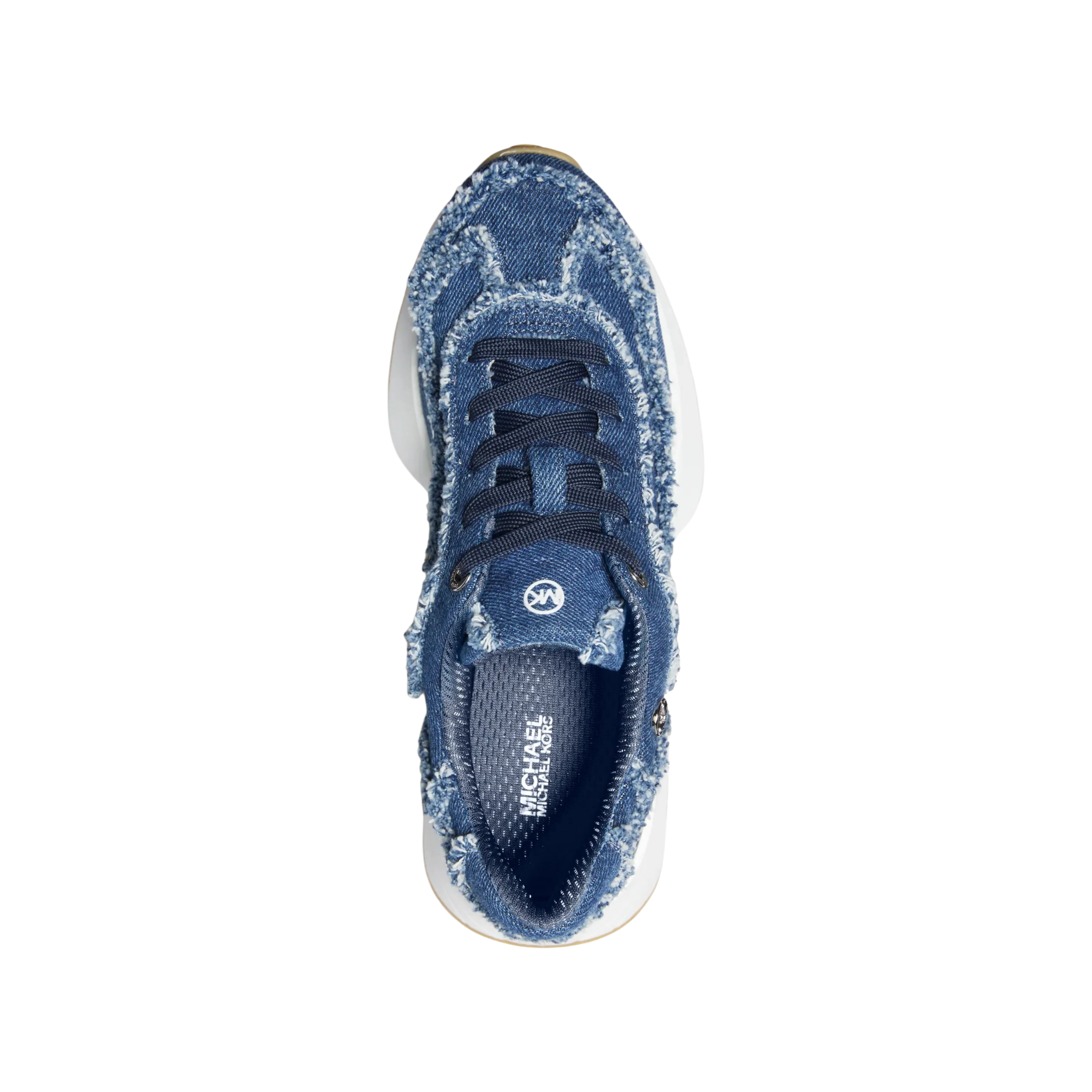 Michael Kors Women Ari Frayed Trainer Sneakers - Denim