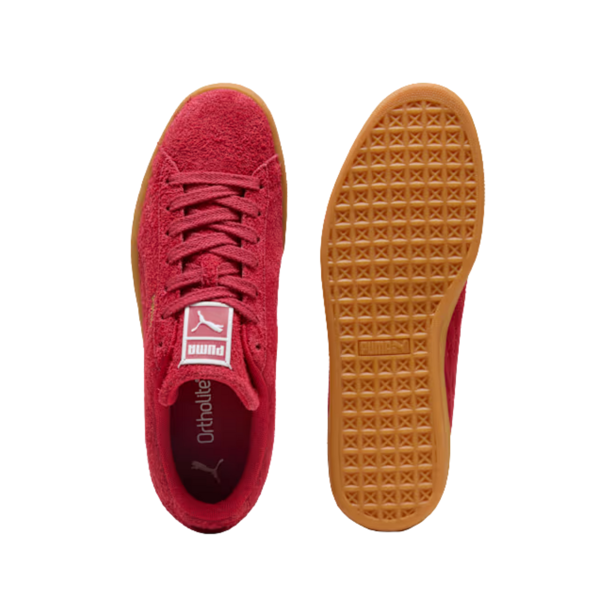 Puma Men Suede Forever Sneakers - Red Rhythm Gum