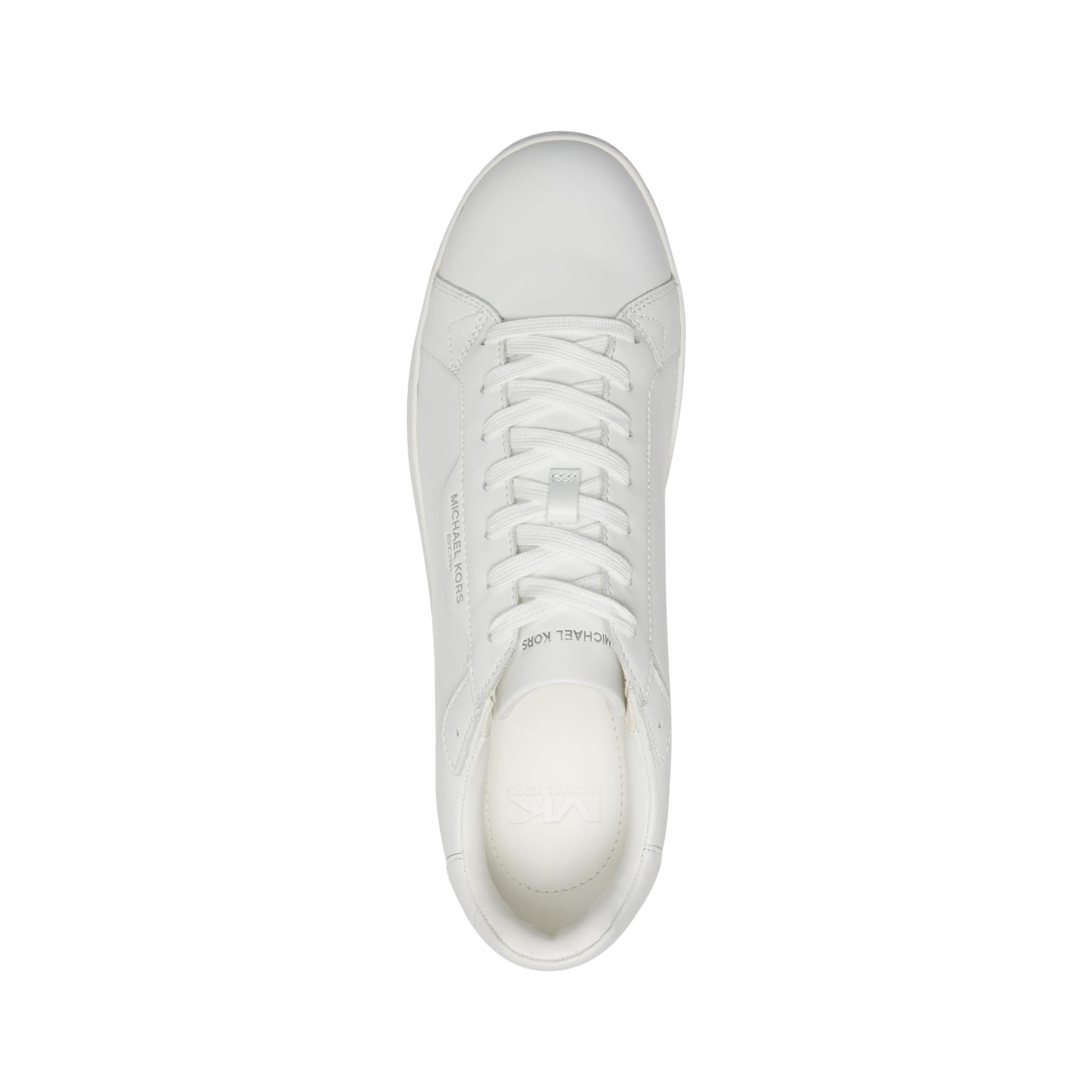 Michael Kors Men Keating Leather Sneaker - Optic White