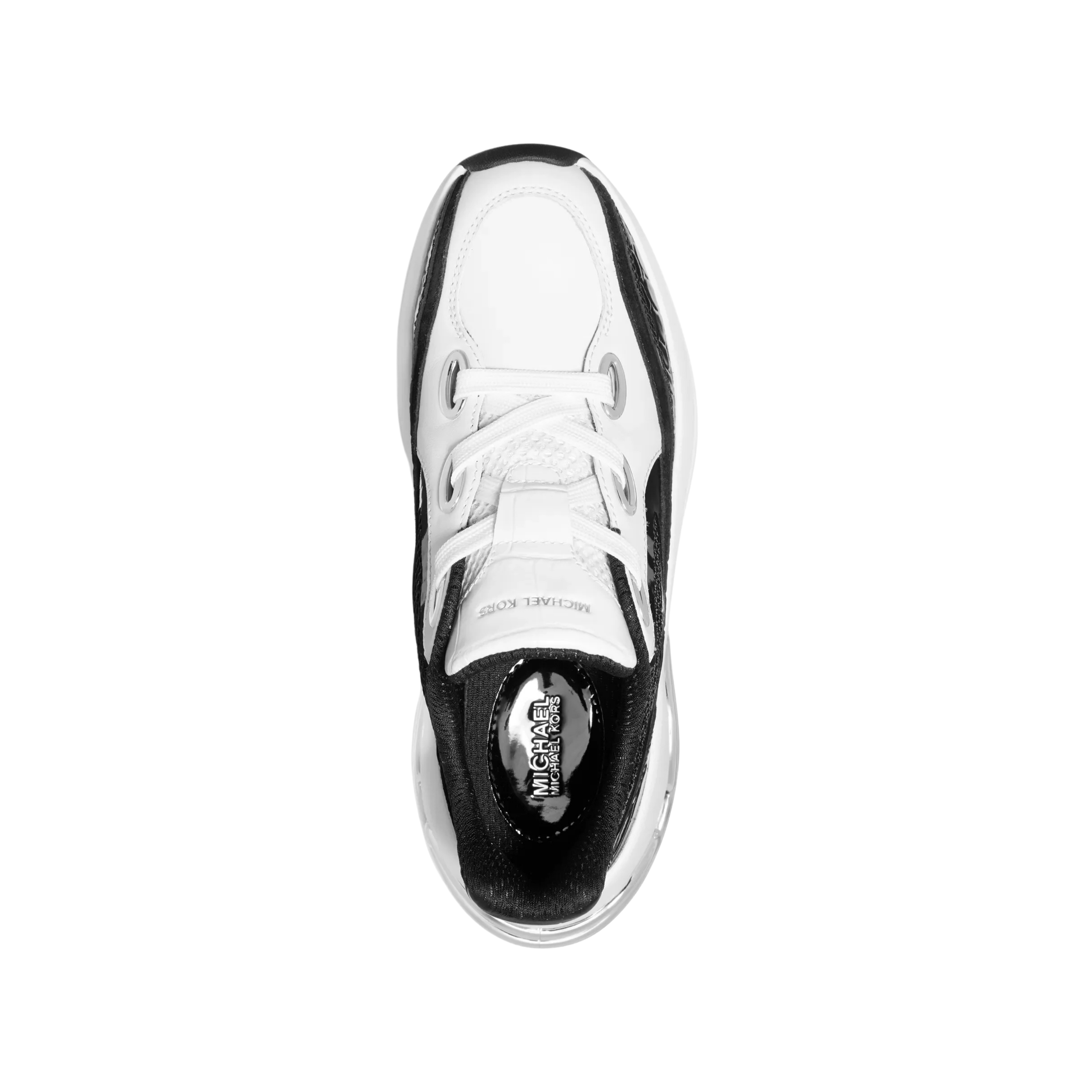 Michael Kors Women Toni Trainer Sneaker - Black Optic White