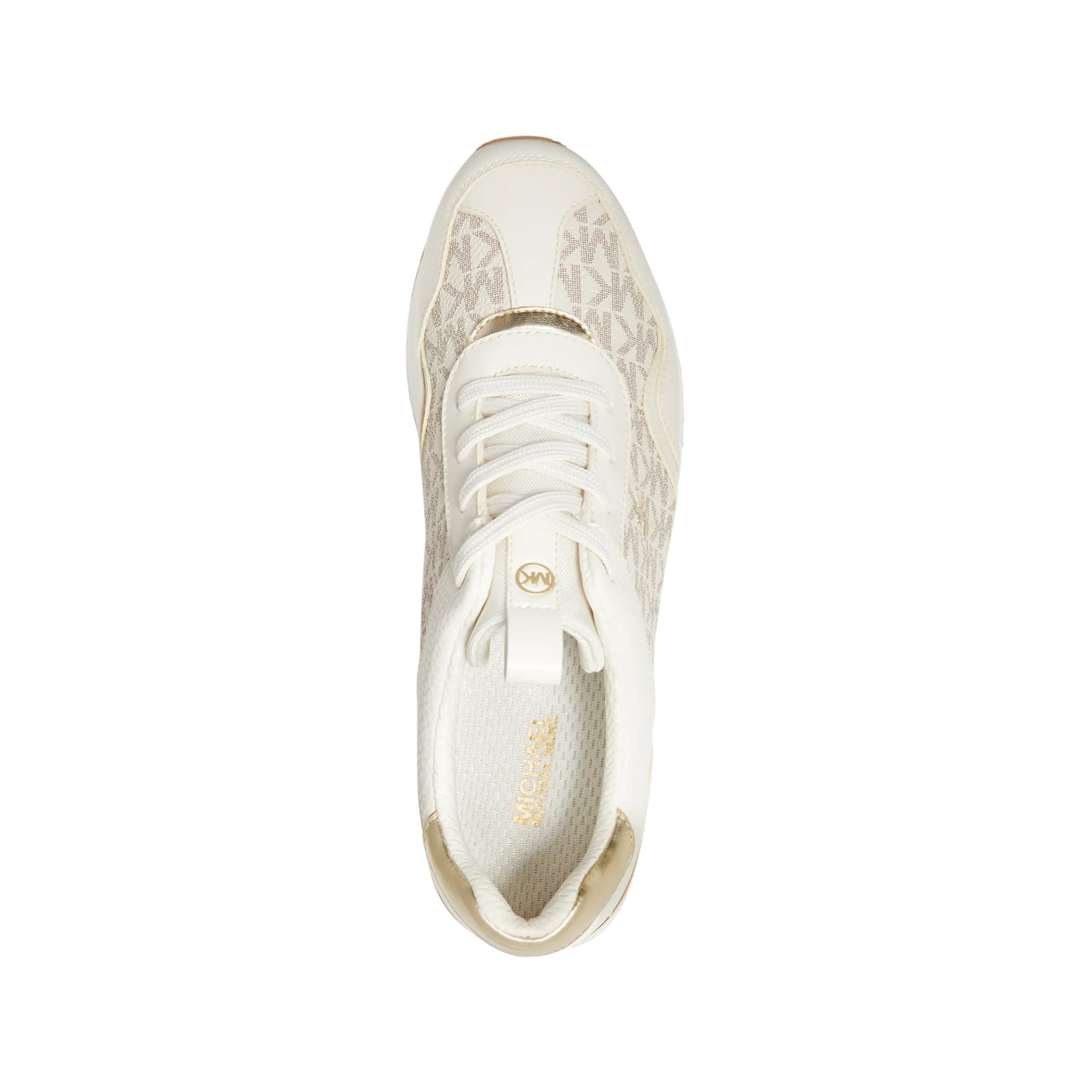 Michael Kors Women Raina Signature Logo Platform Trainer - Vanilla