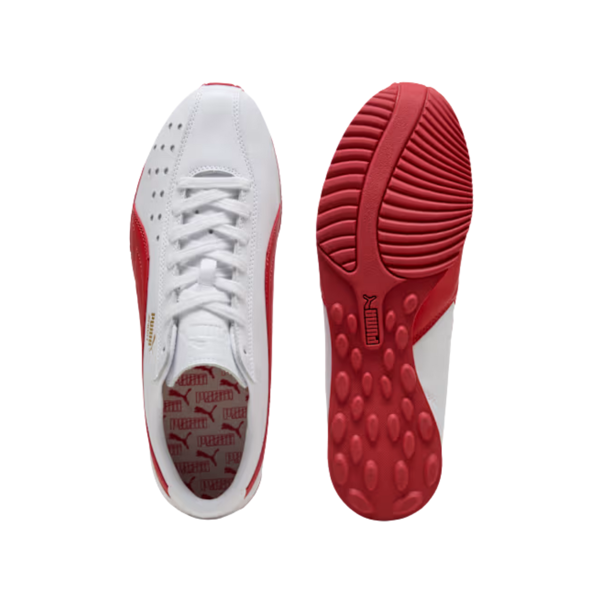 Puma Men Sprint Sneakers - White Candy Apple