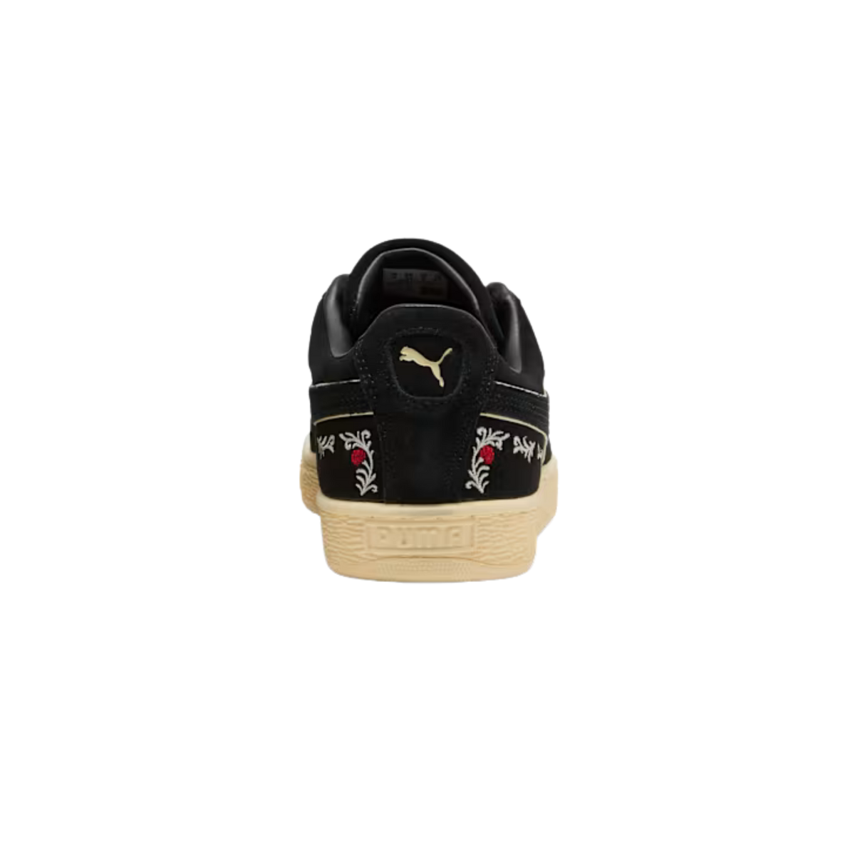 Puma Men Suede Hasta La Muerte Sneakers - Black Buttercream Red Rhythm