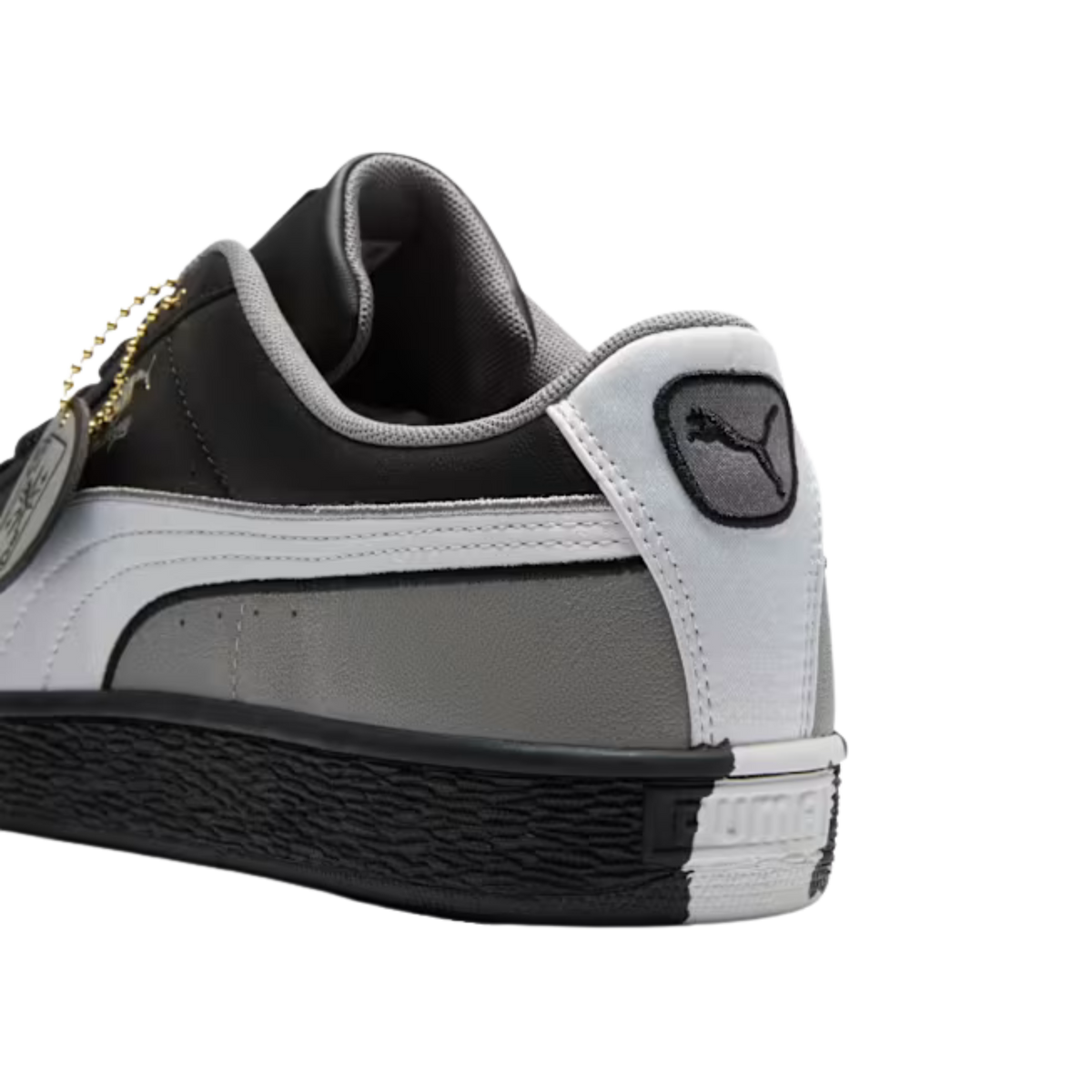 Puma Men Basket Las Vegas Sneakers - Black Feather Gray Stormy Slate