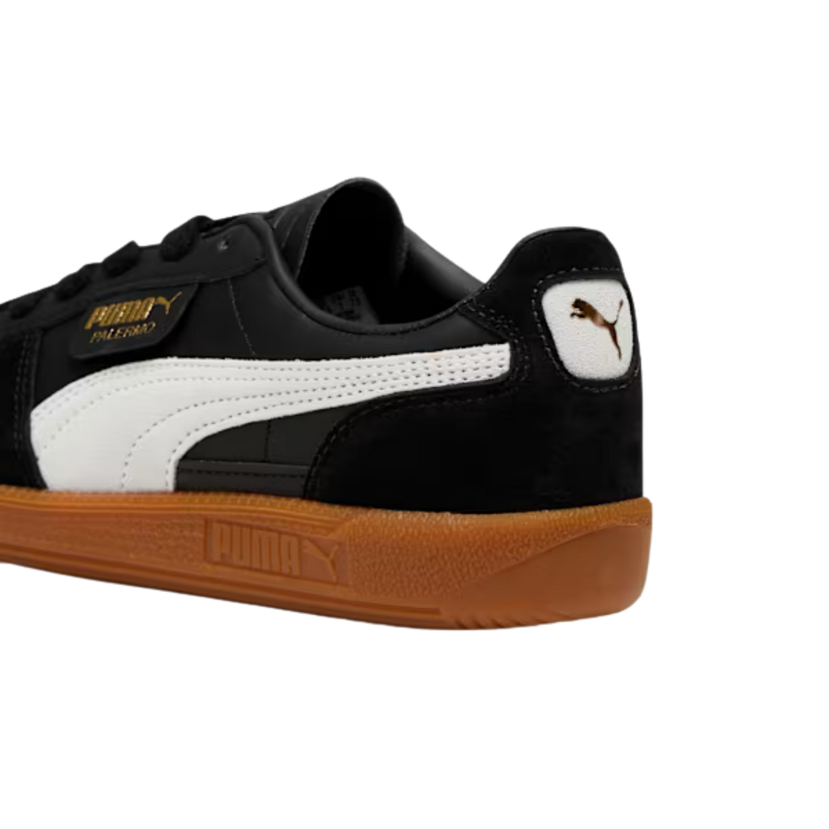 Puma Women Palermo Leather Sneaker - Black Feather Gray Gum