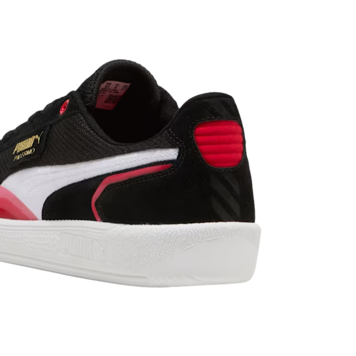 Puma Men Scuderia Ferrari Palermo Sneakers - Black White Rosso Corsa