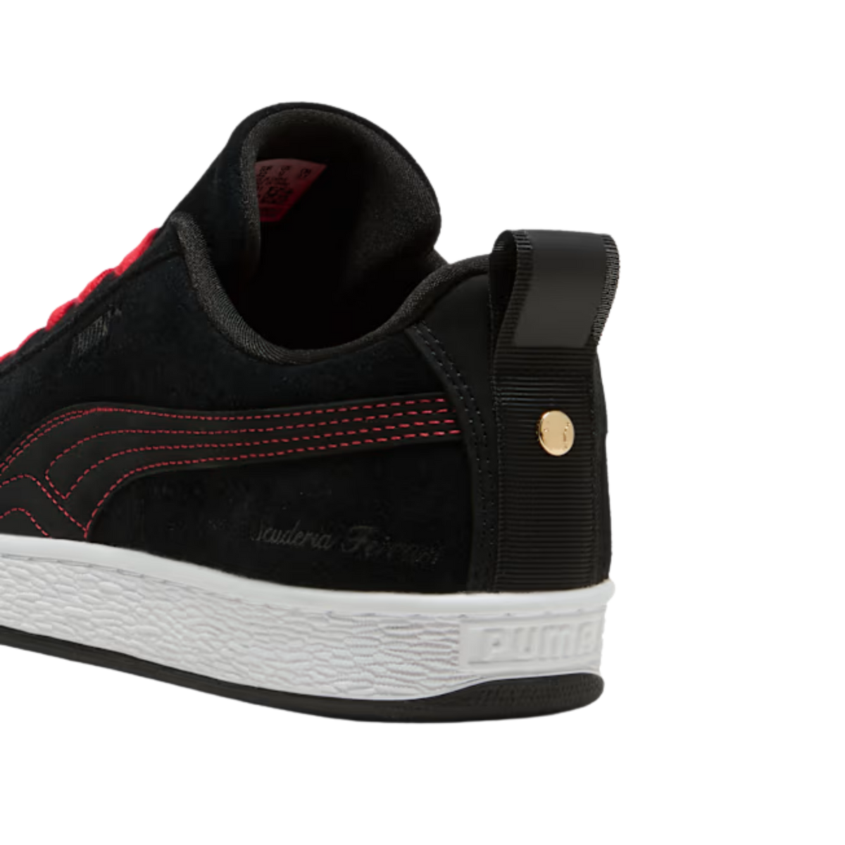 Puma Men Scuderia Ferrari Suede OG Sneakers - Black White