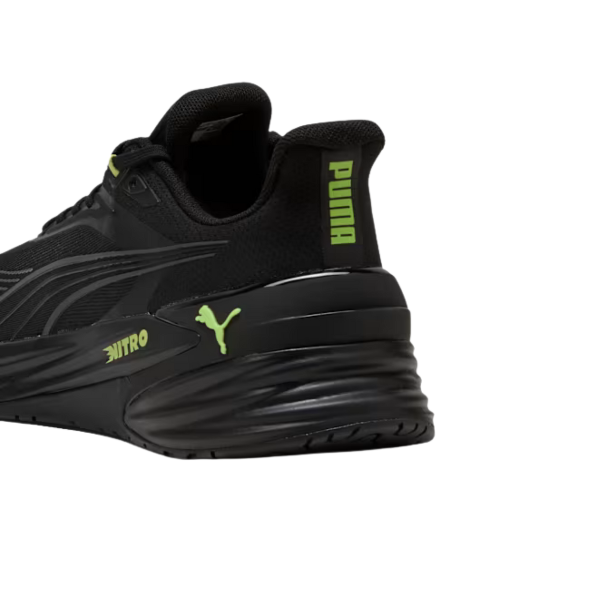 Puma Men Activate Nitro™ Training Shoes - Black Sunny Lime Cool Dark Gray