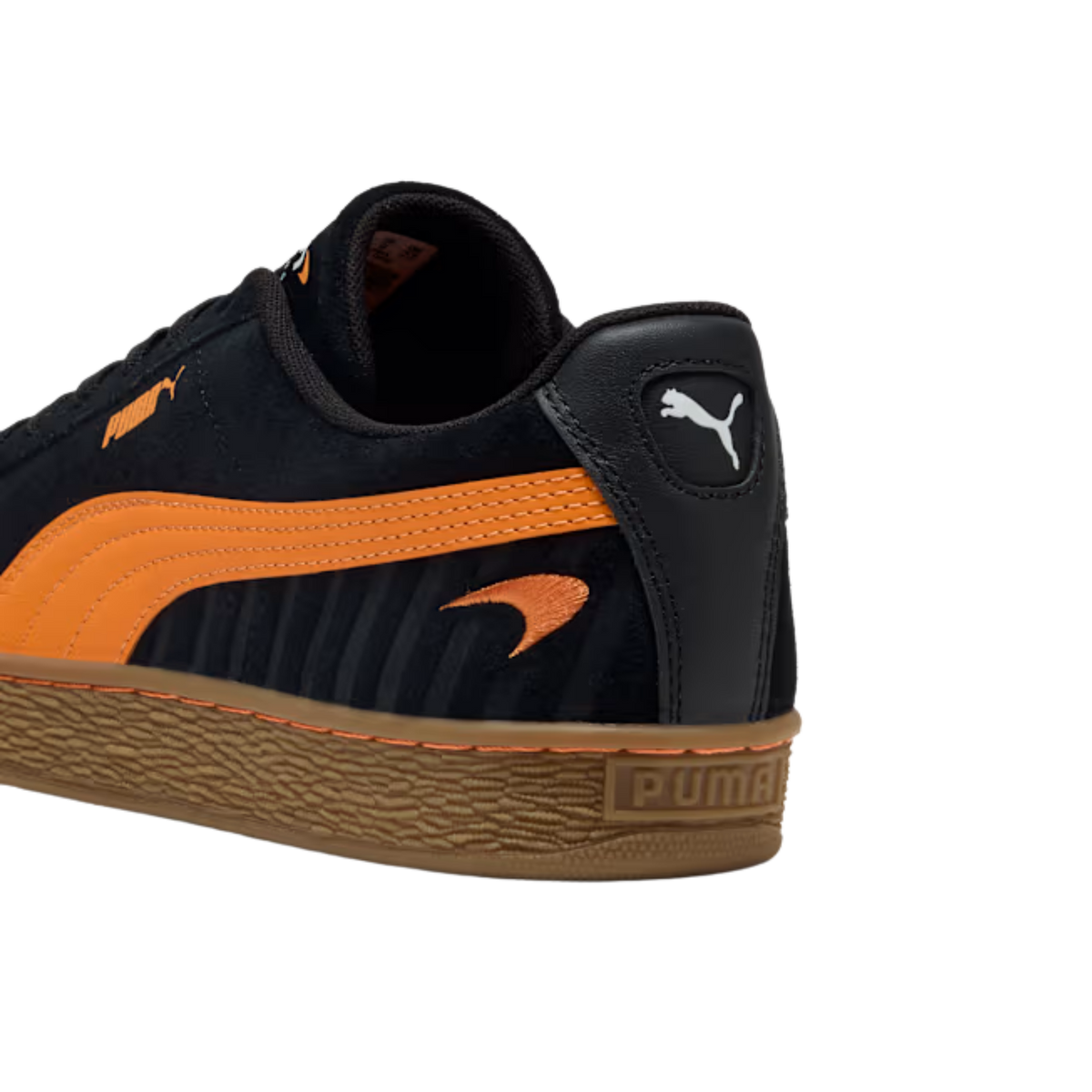 Puma Men McLaren Racing Suede OG Sneakers - Black Papaya