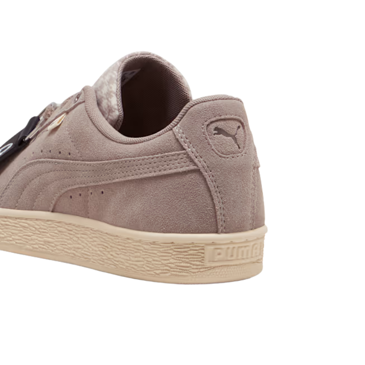 Puma Men Porsche Legacy Suede Classic Pepita Sneakers - Mouse Gray Alpine Snow