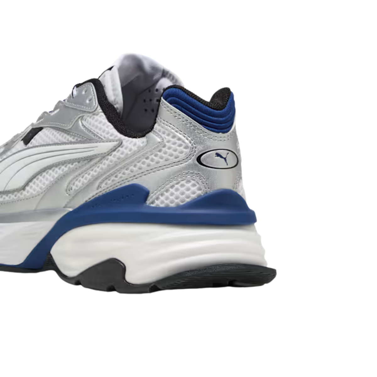 Puma Men Fade Sneakers - Silver White Blue Jewel