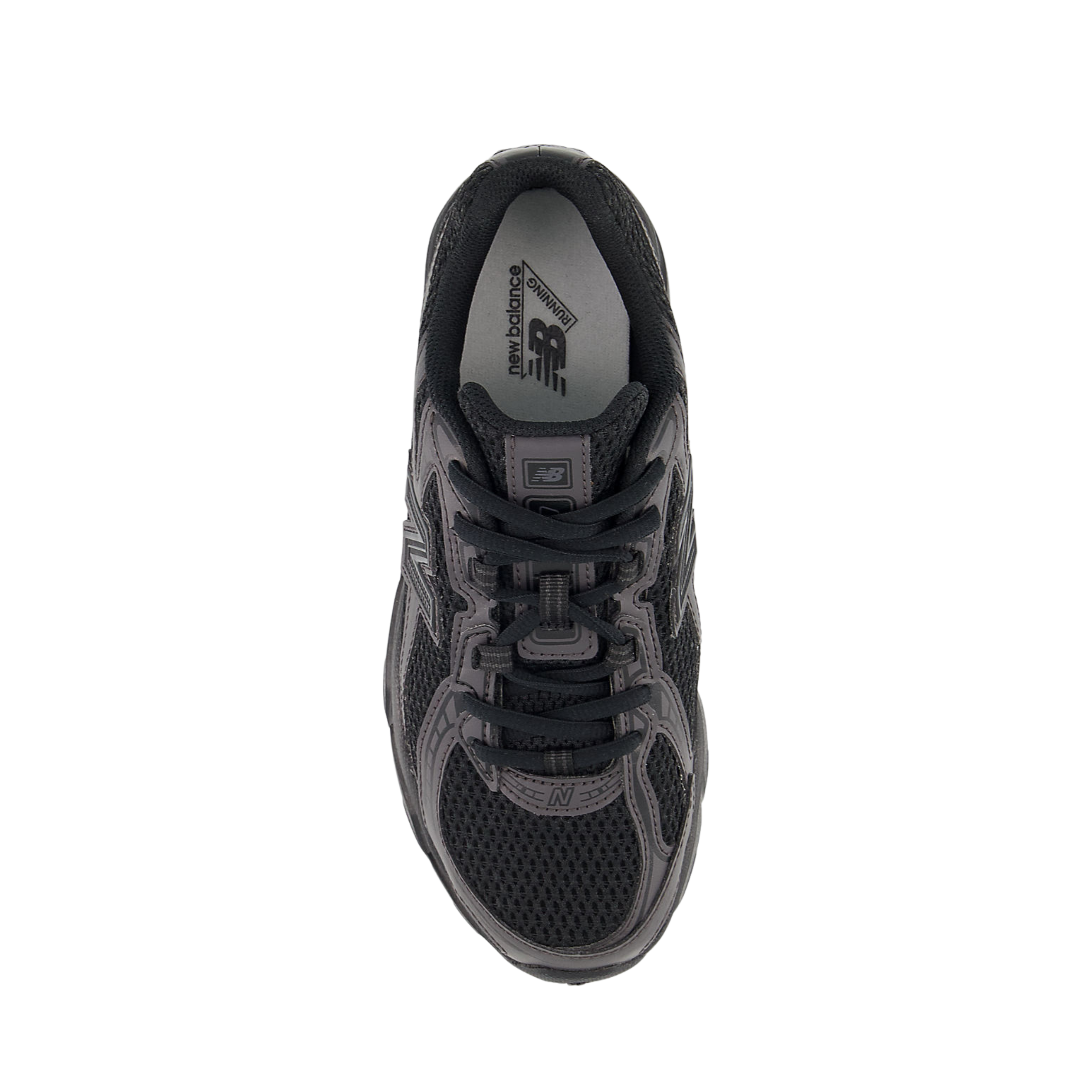 New Balance Big Kids 740 - Black Cement