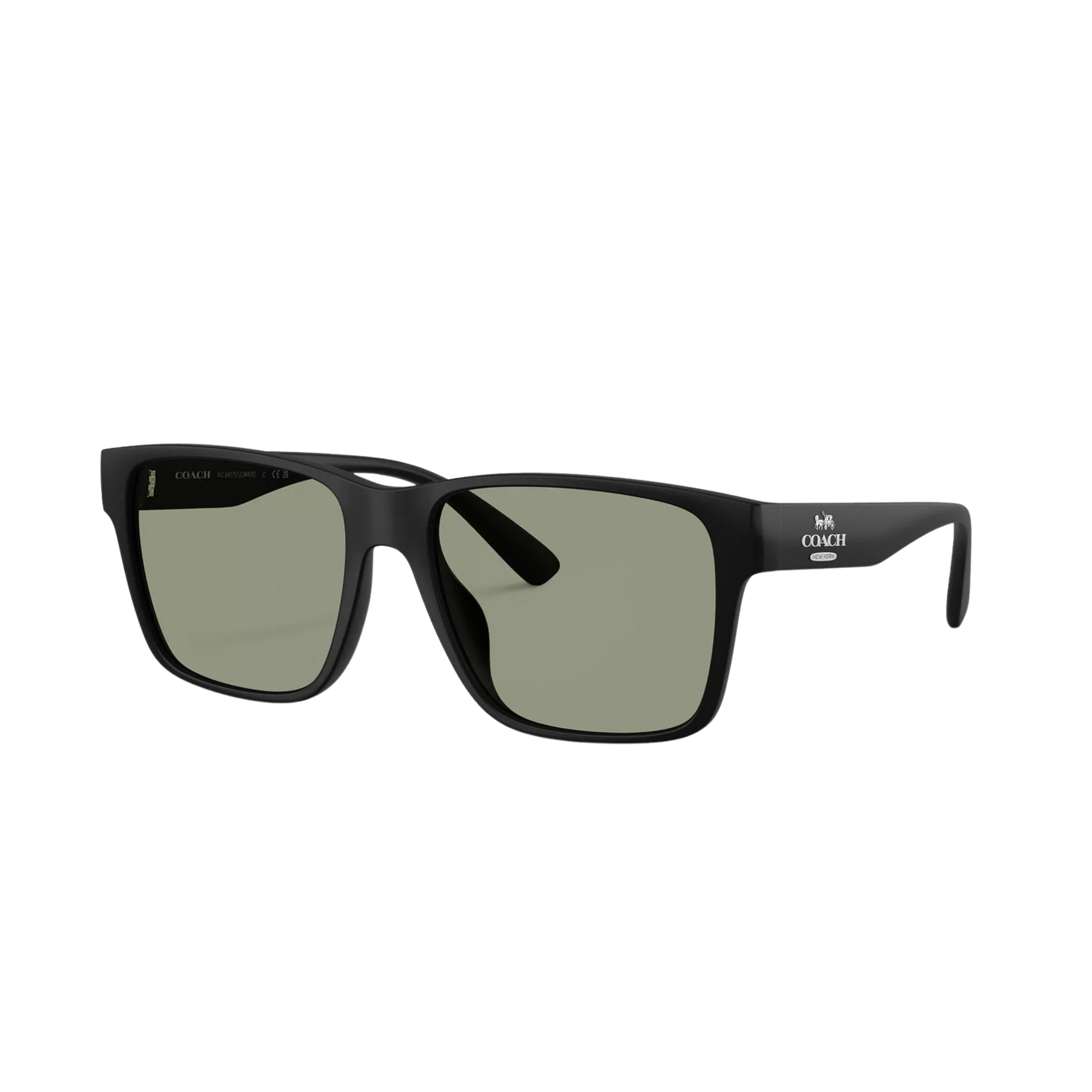Coach Men Square Sunglasses - Matte Black