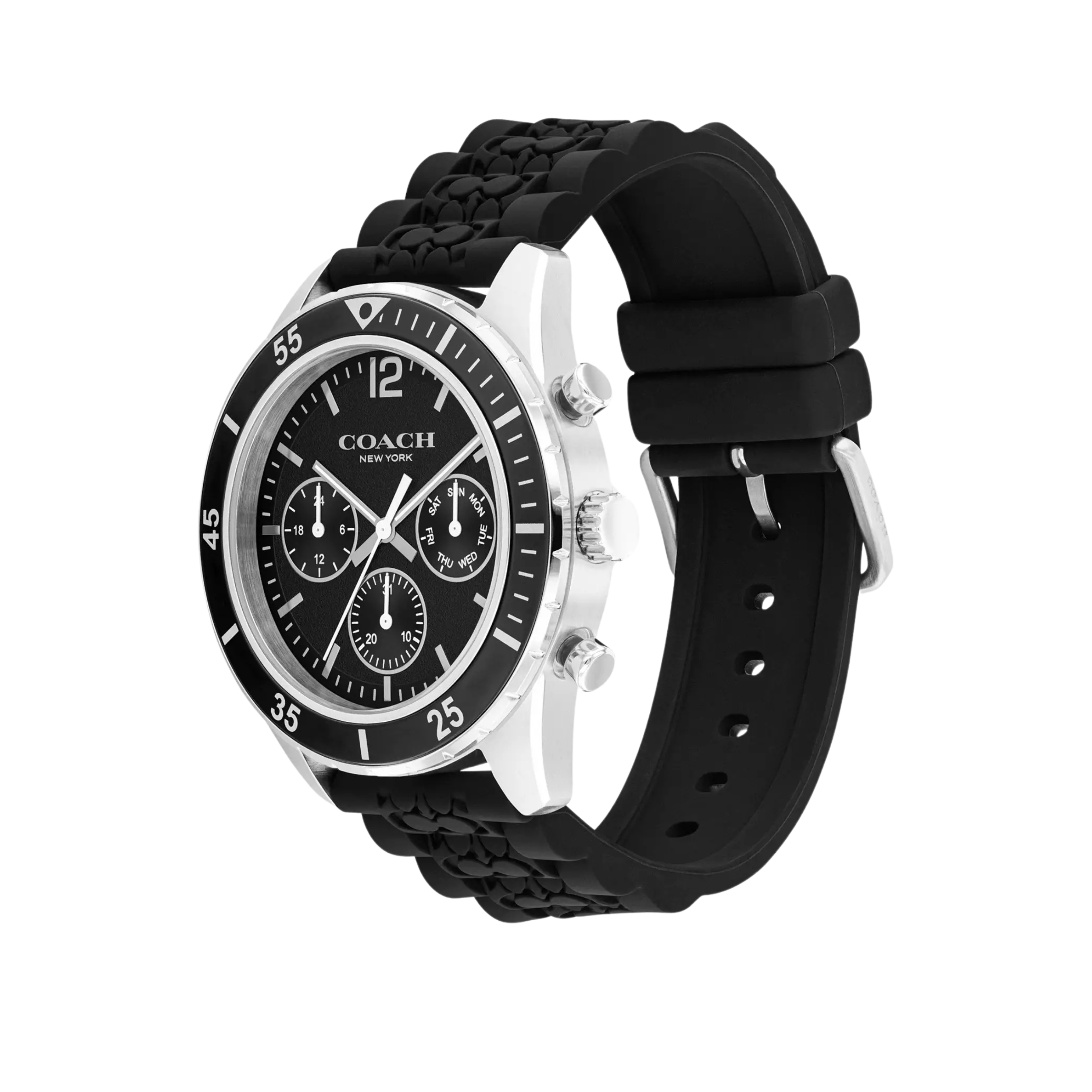 Coach Men Cole Watch 44 Mm - Black