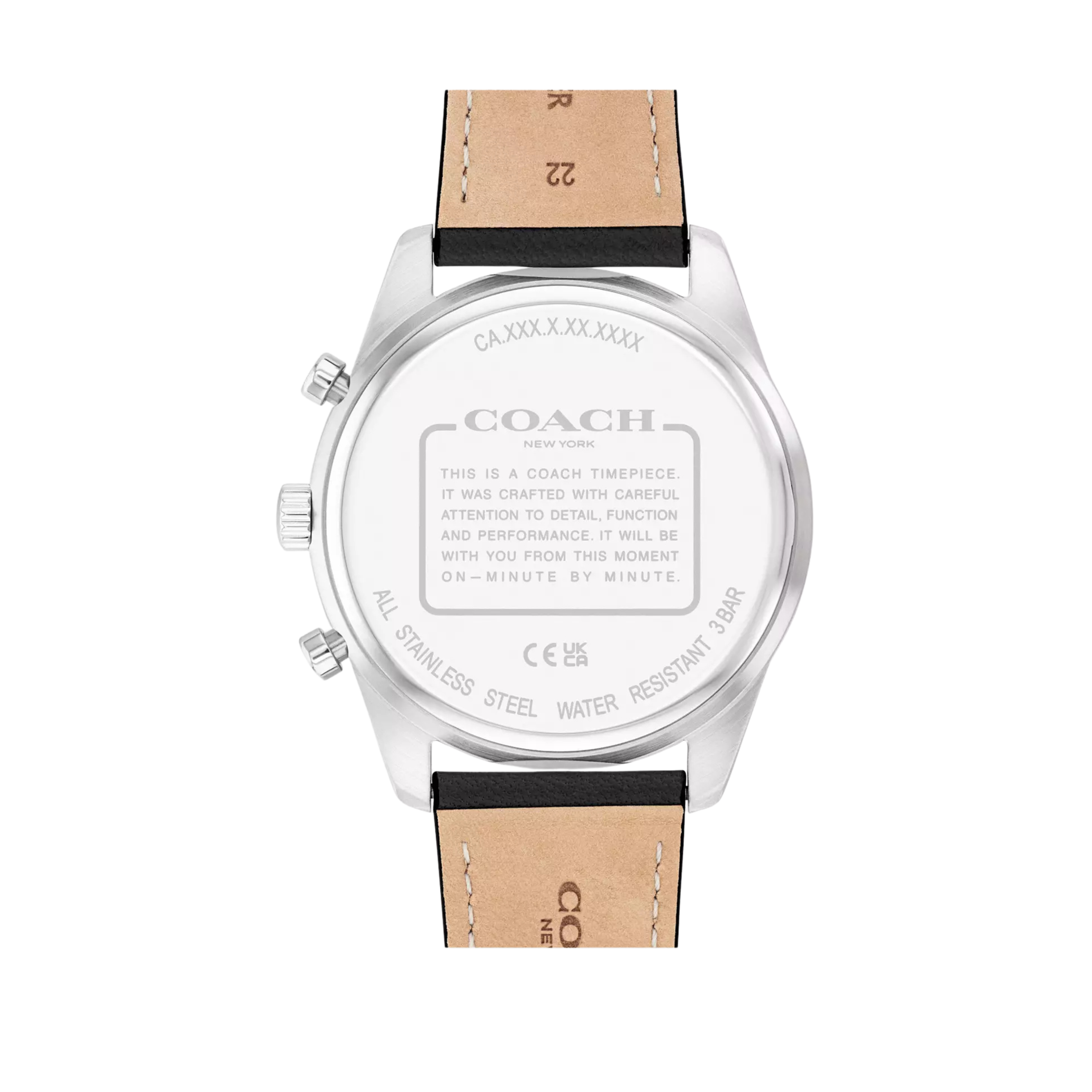 Coach Men Cole Watch 44 Mm - Black Green