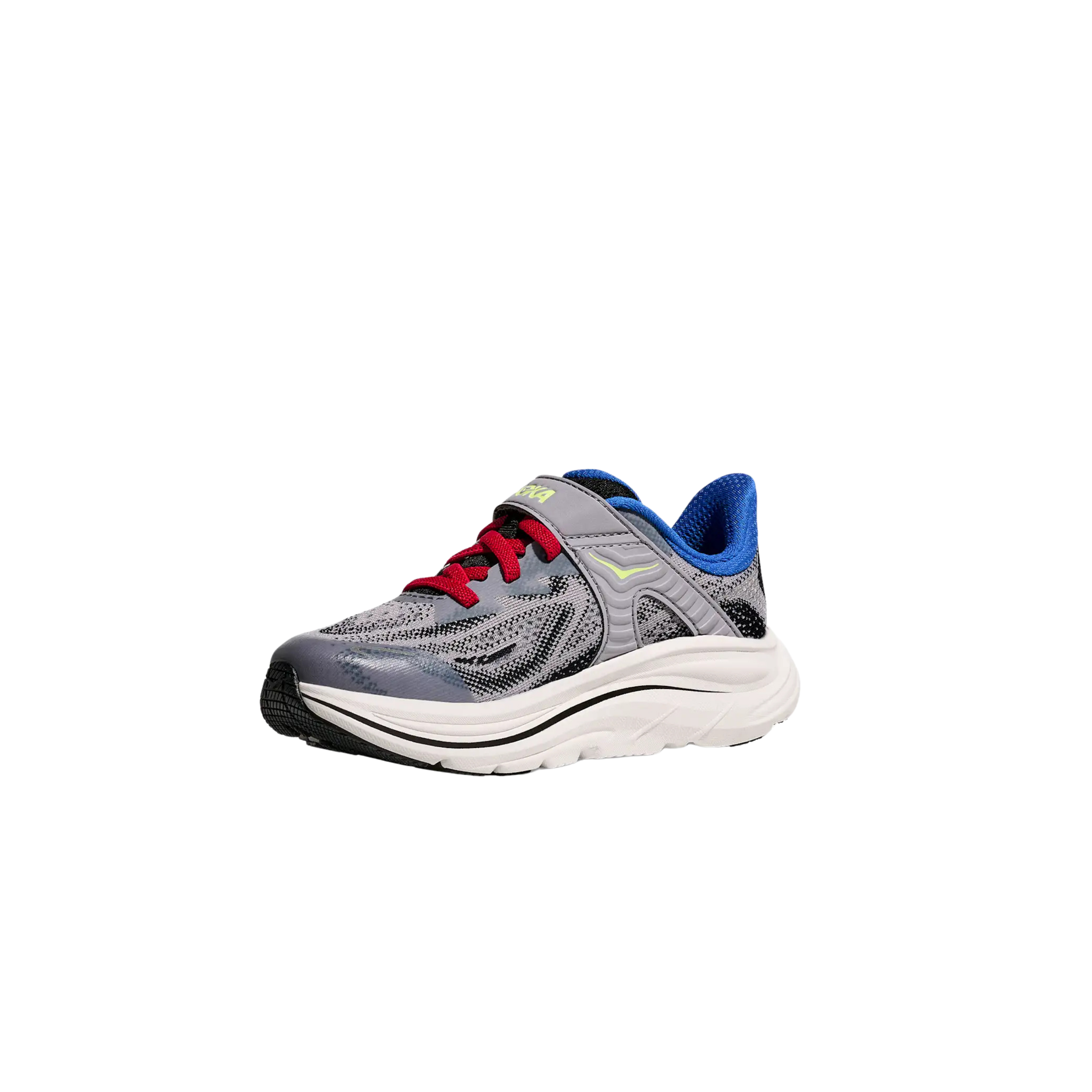 Hoka Kids Clifton 10 - Foggy Grey Black