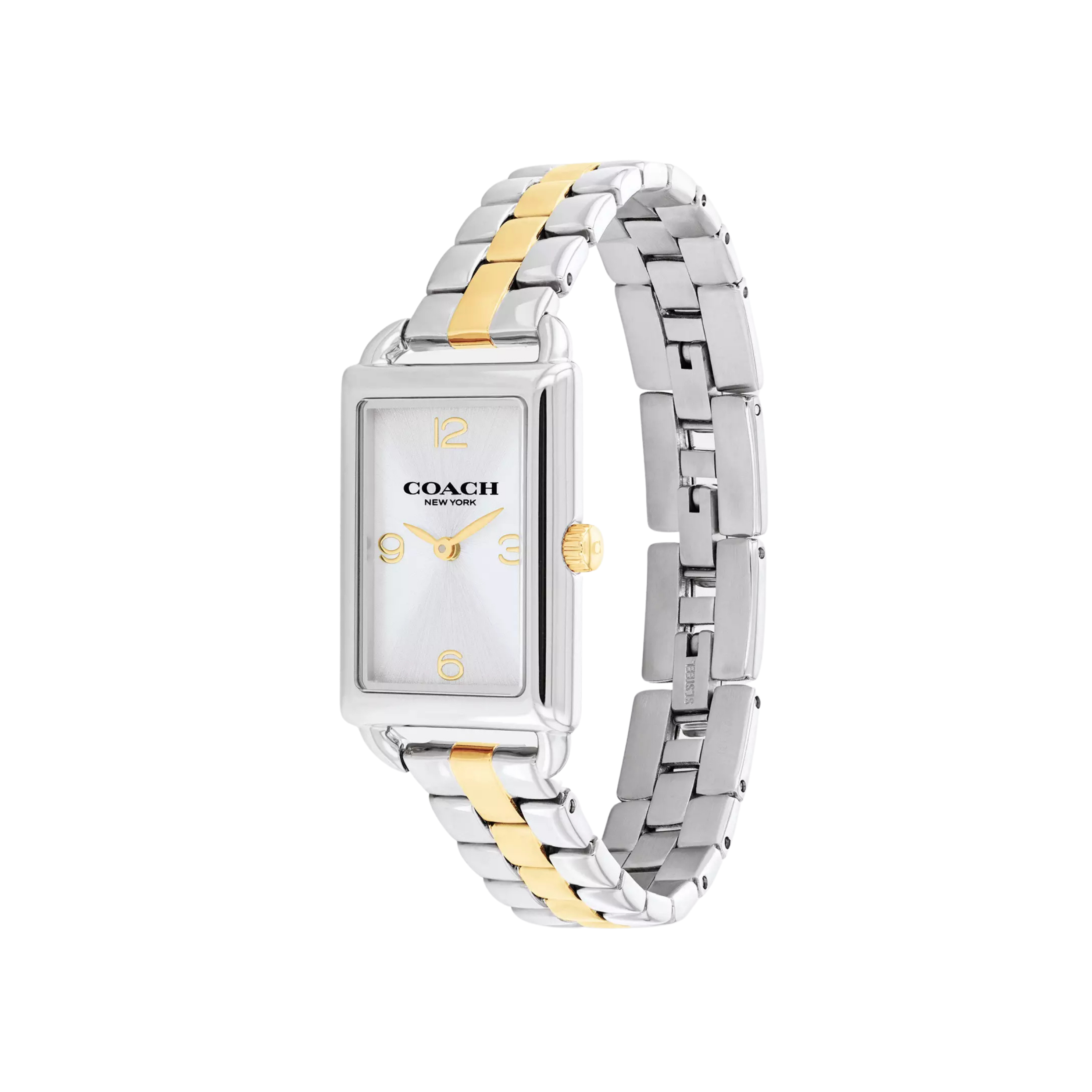 Coach Women Liz Watch 30 Mm X 22 Mm - Two Tone