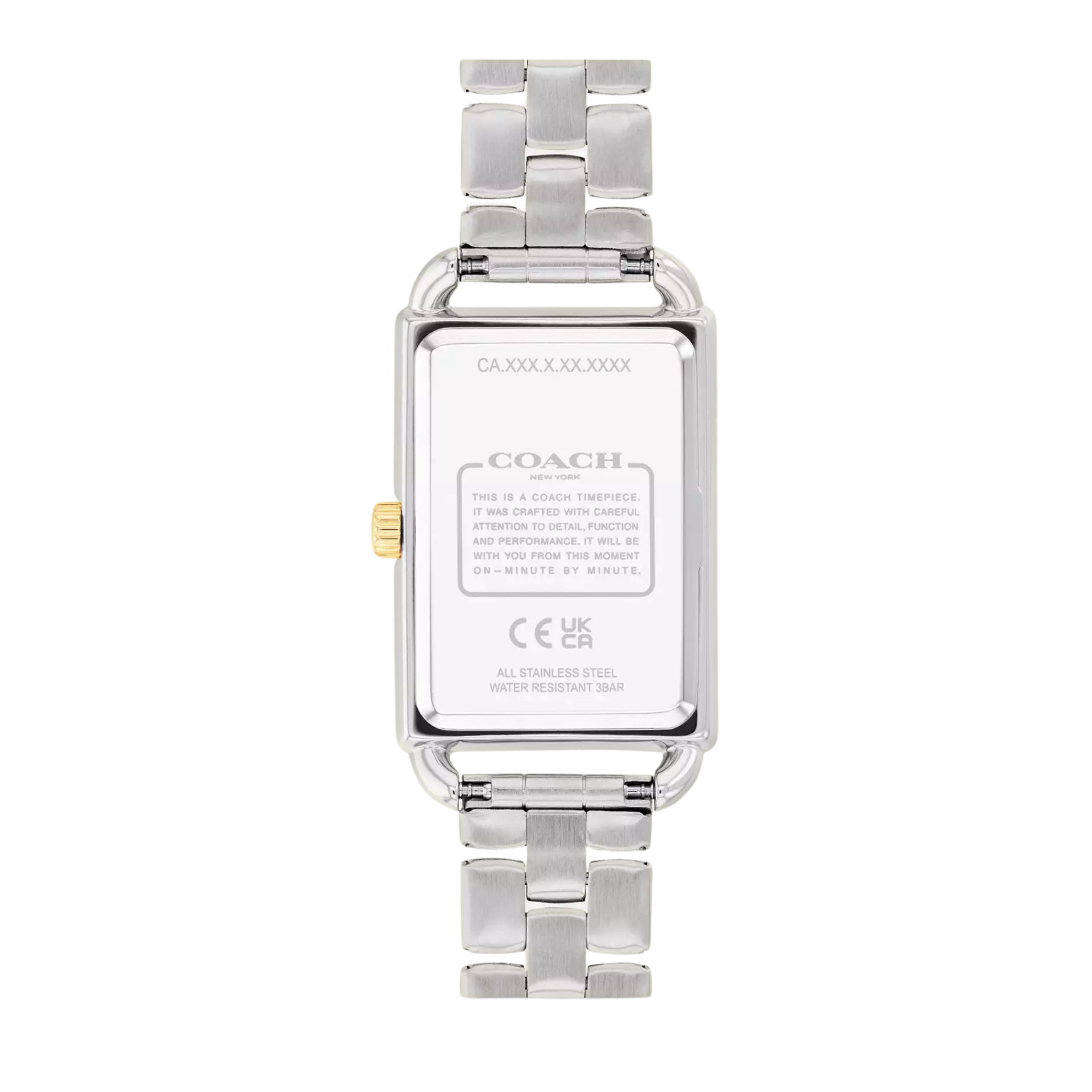 Coach Women Liz Watch 30 Mm X 22 Mm - Two Tone