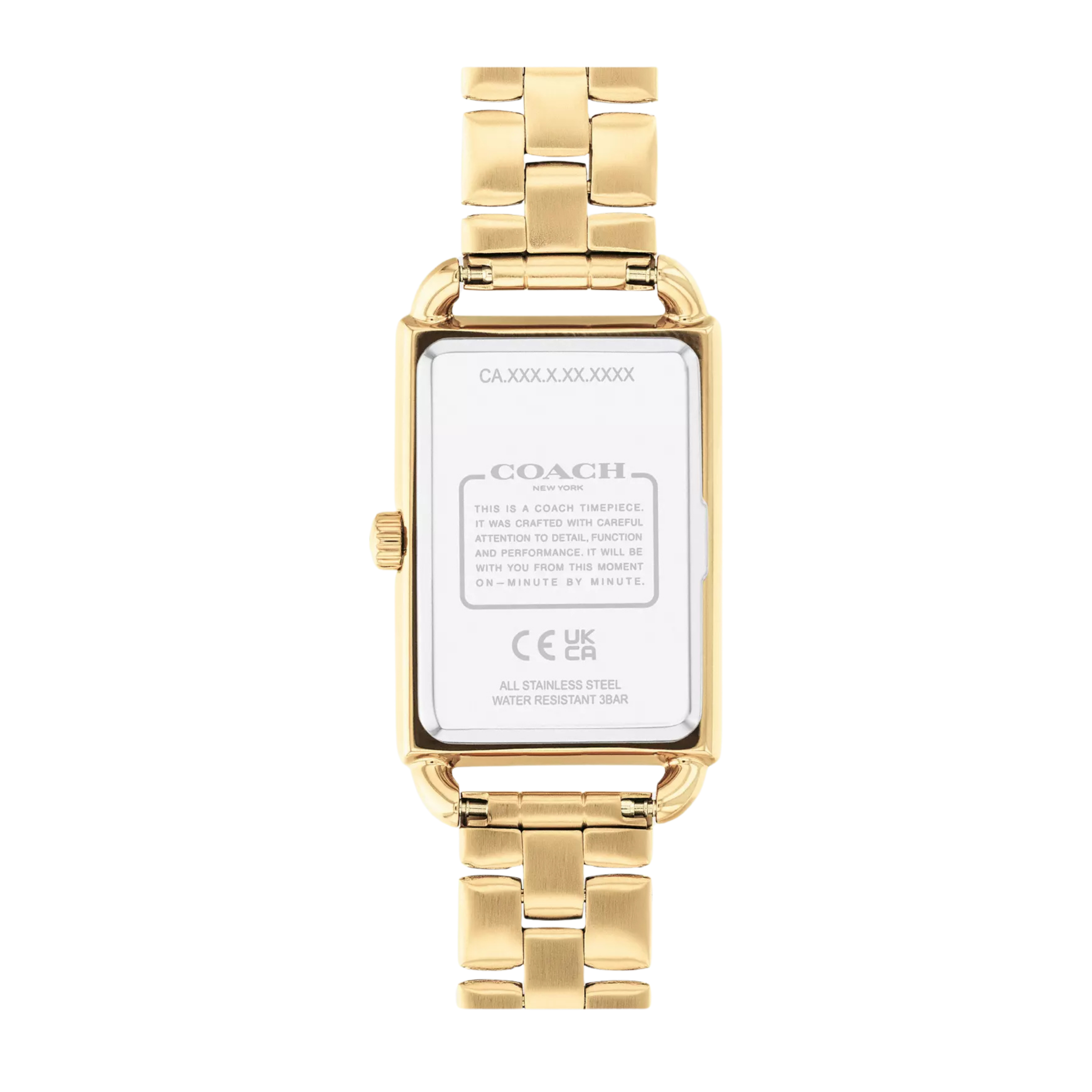 Coach Women Liz Watch Gift Set 30 Mm X 22 Mm - Gold