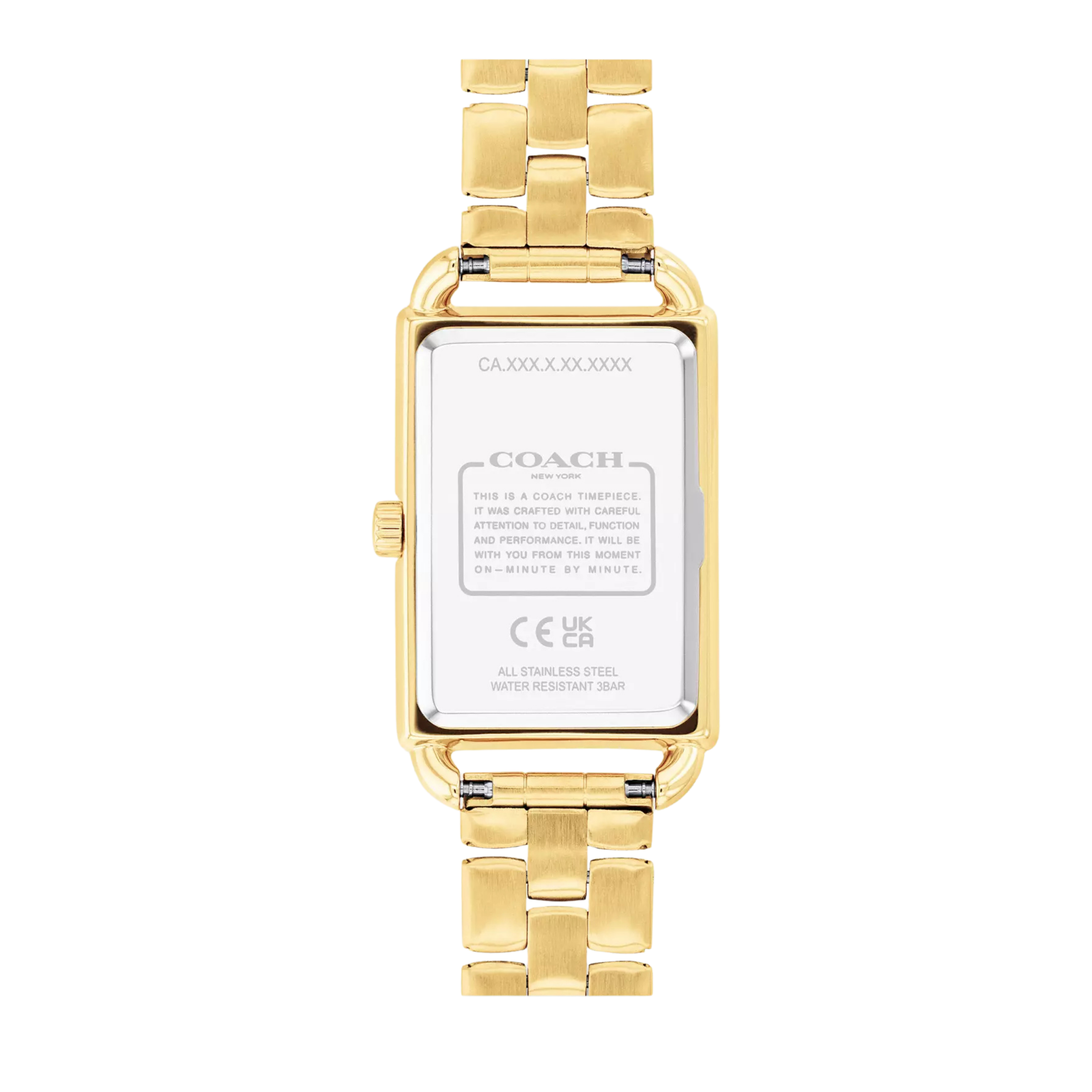 Coach Women Liz Watch 30 Mm X 22 Mm - Gold